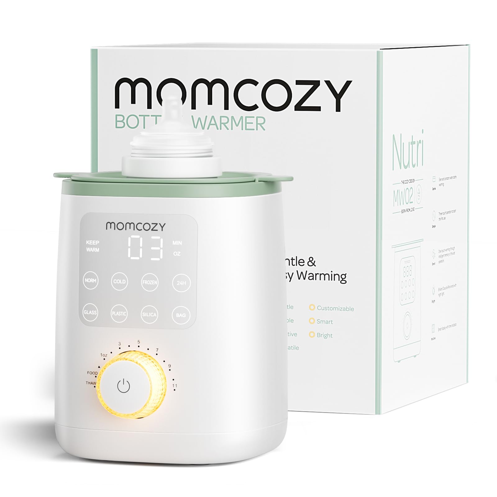 Retain Nutrients Bottle Warmer, 9-in-1 Baby Bottle Warmer