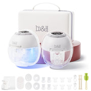 Electric Wearable Breastfeeding Pump with Night Light, Hospital Grade Breast Pump