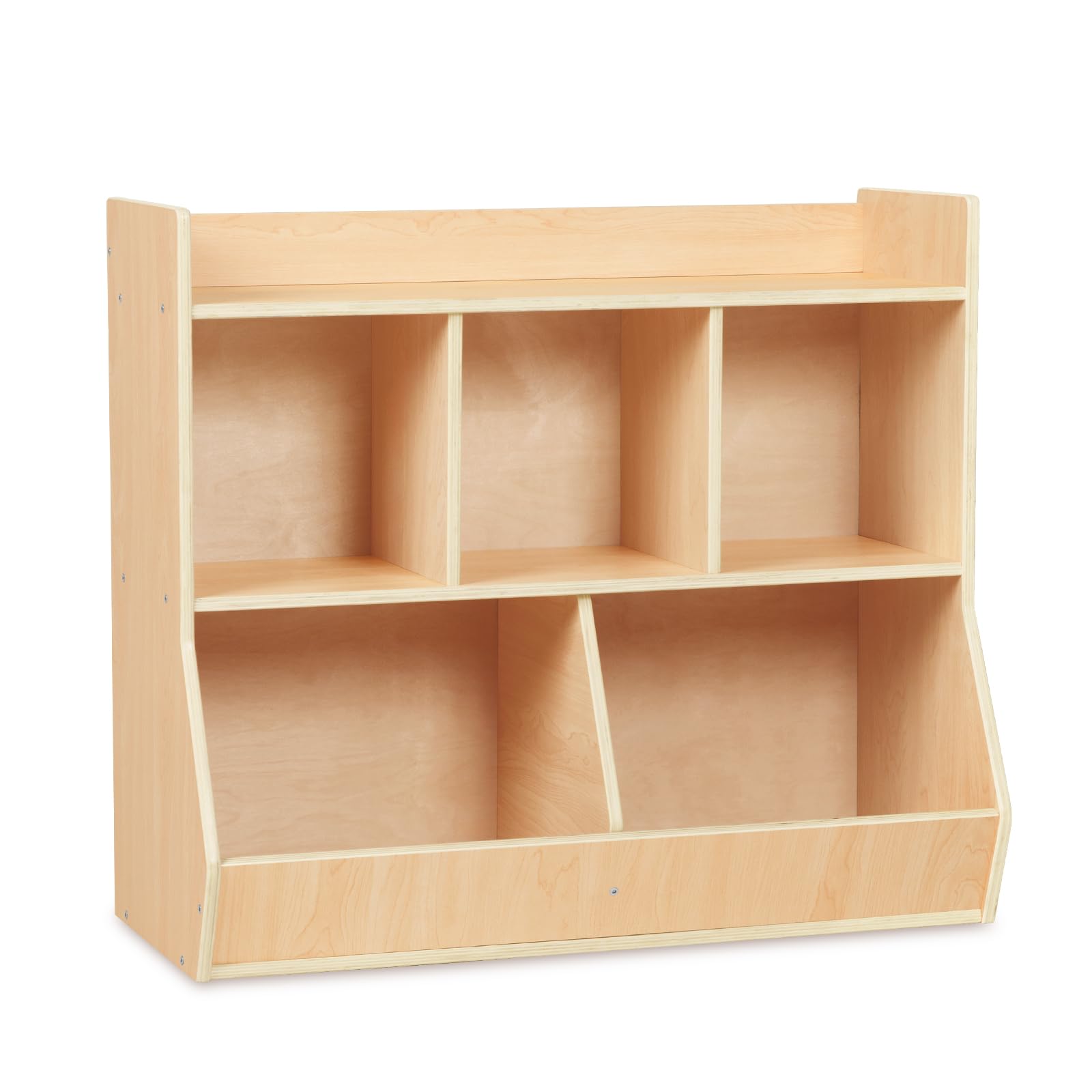 3-Tier Montessori Kids Bookshelf and Toy Storage