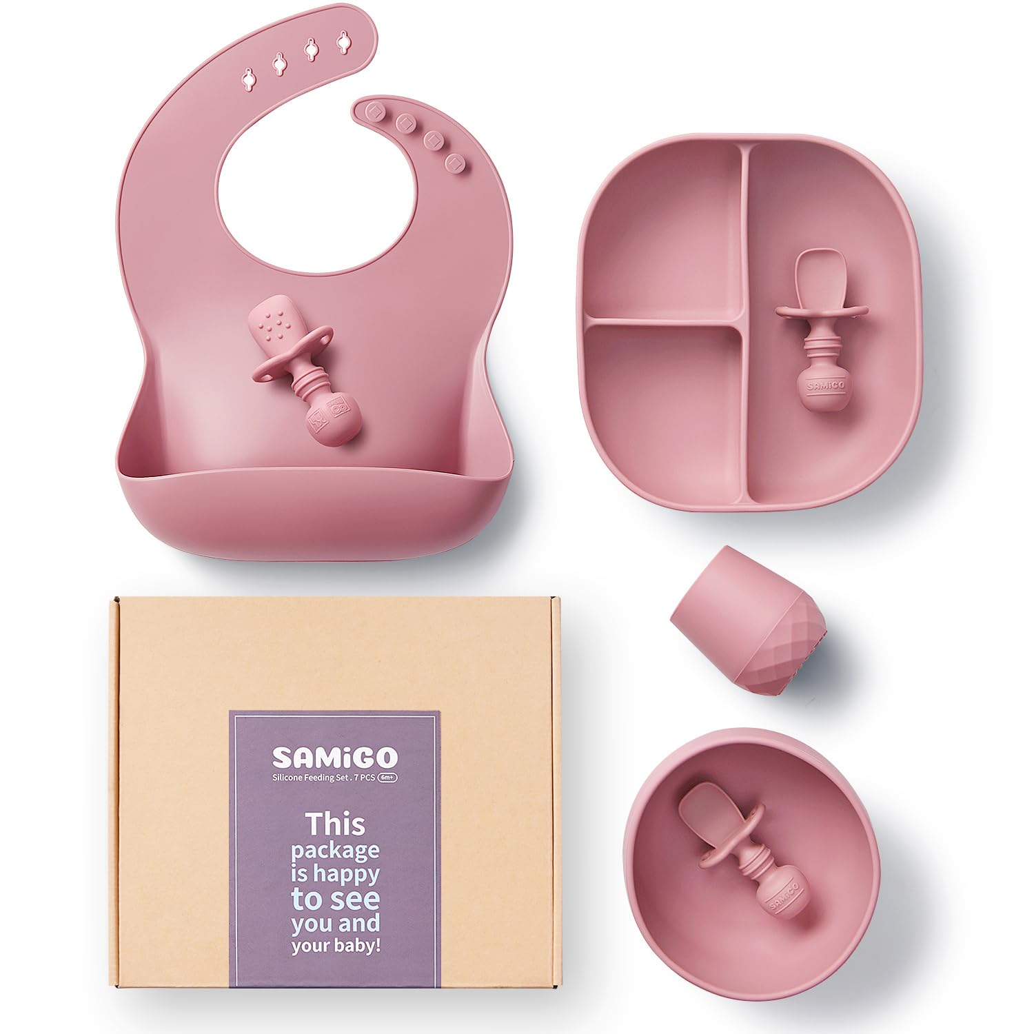 Silicone Baby Feeding Set, Baby Led Weaning Supplies