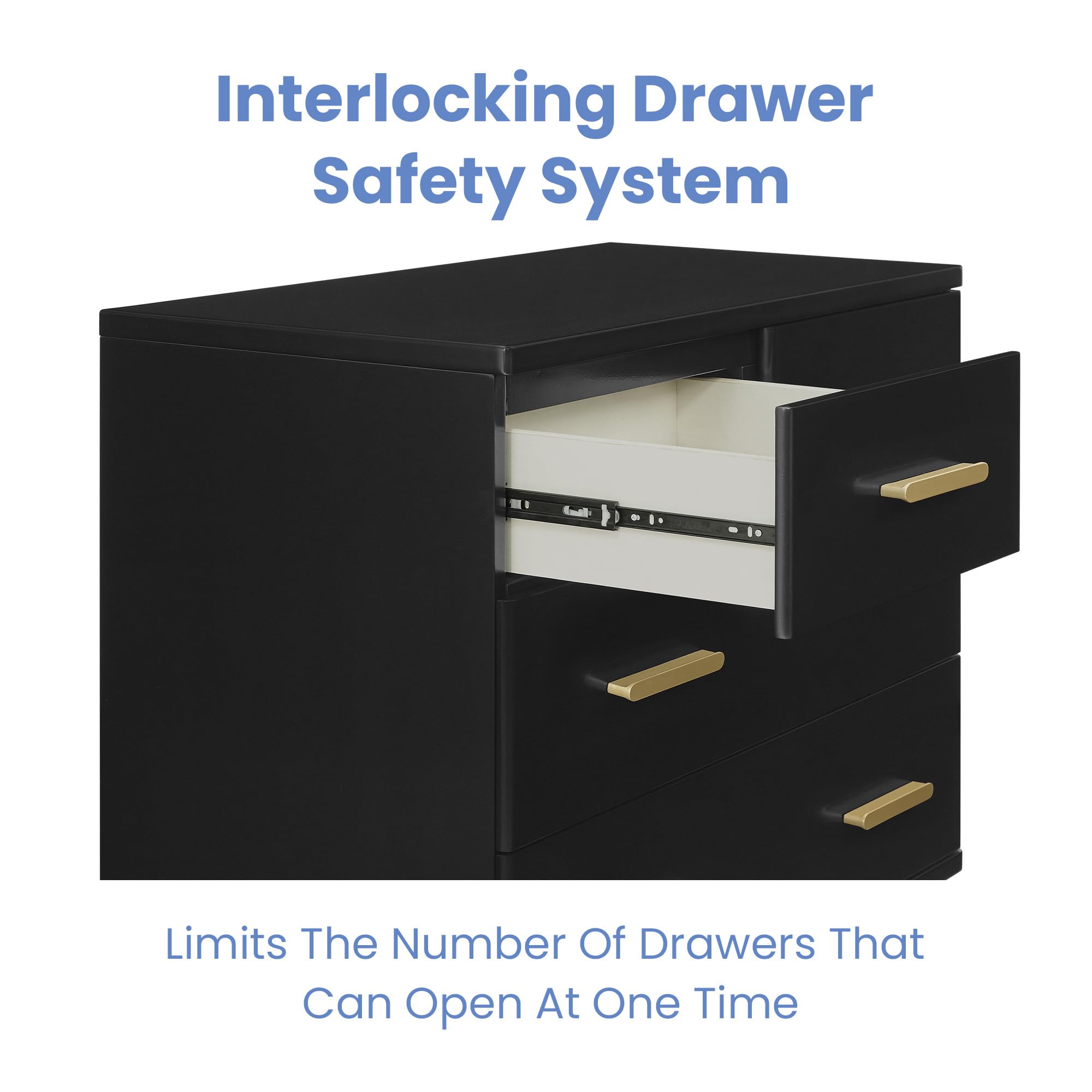 4 Drawer Dresser with Changing Top
