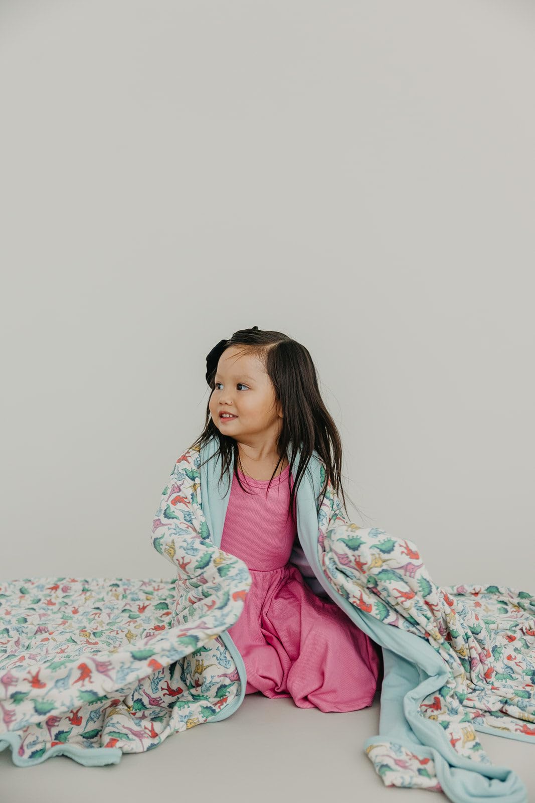 Oversized Reversible Fleece Throw Blanket 70x50 Inch