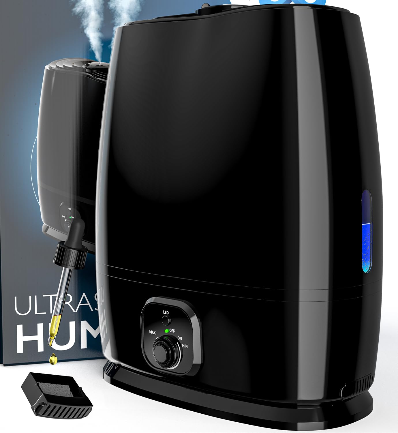 Cool Mist Humidifiers for Bedroom 6L - Humidifier Large Room No-Filter