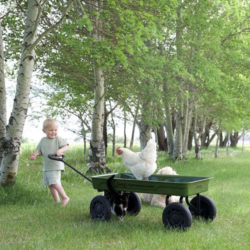 Kids Pull Wagon with All-Terrain Wheels and Steel Frame