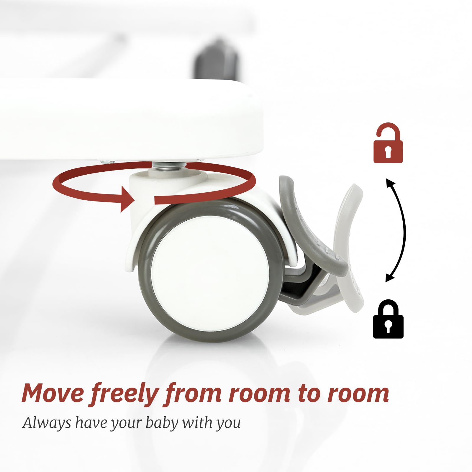 Electric Rocking Bassinet with Bedside Sleeper