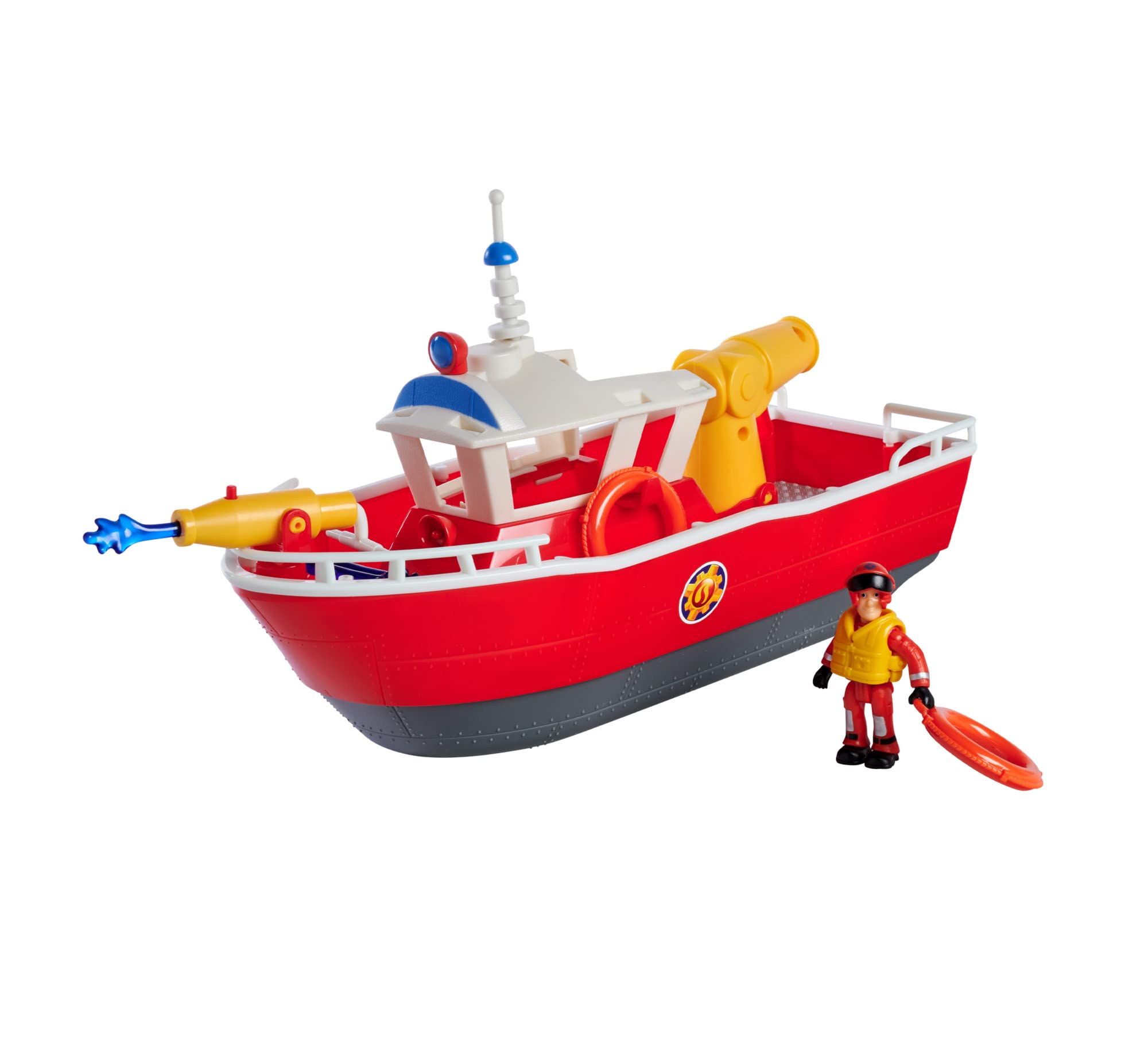 Firefighter Sam Fire Boat Titan 32 cm Floating Toy Boat, from 3 Years