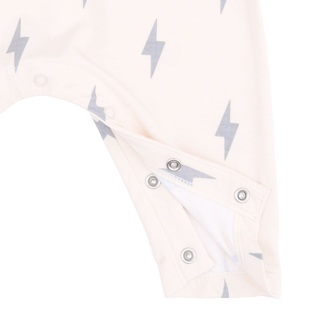 Lightning Bolt Viscose - Long Sleeve Raglan Henley Romper