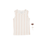 The Printed Tank - Rose Stripe