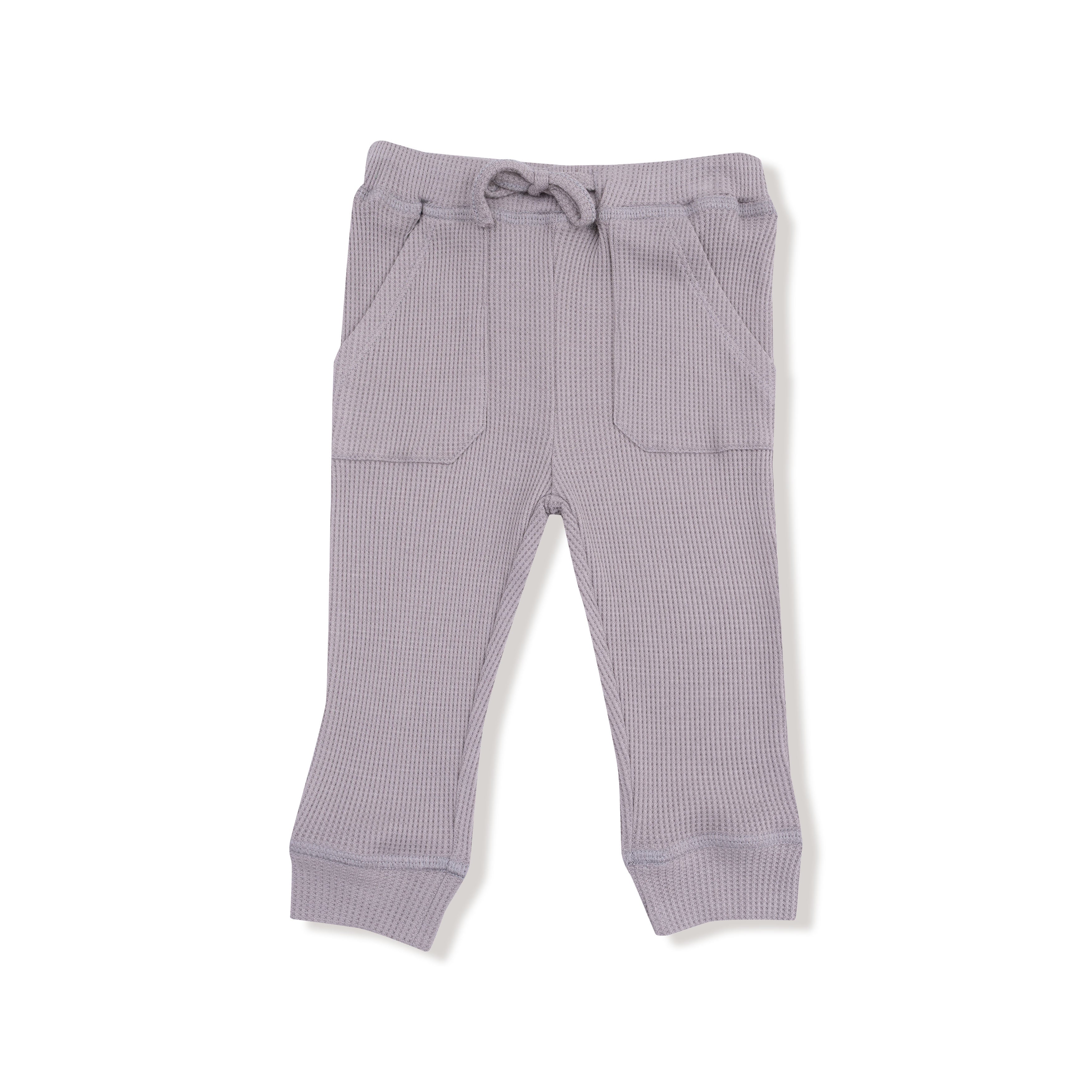 Cozy Pups - Drop Sleeve Waffle Top with Waffle Jogger