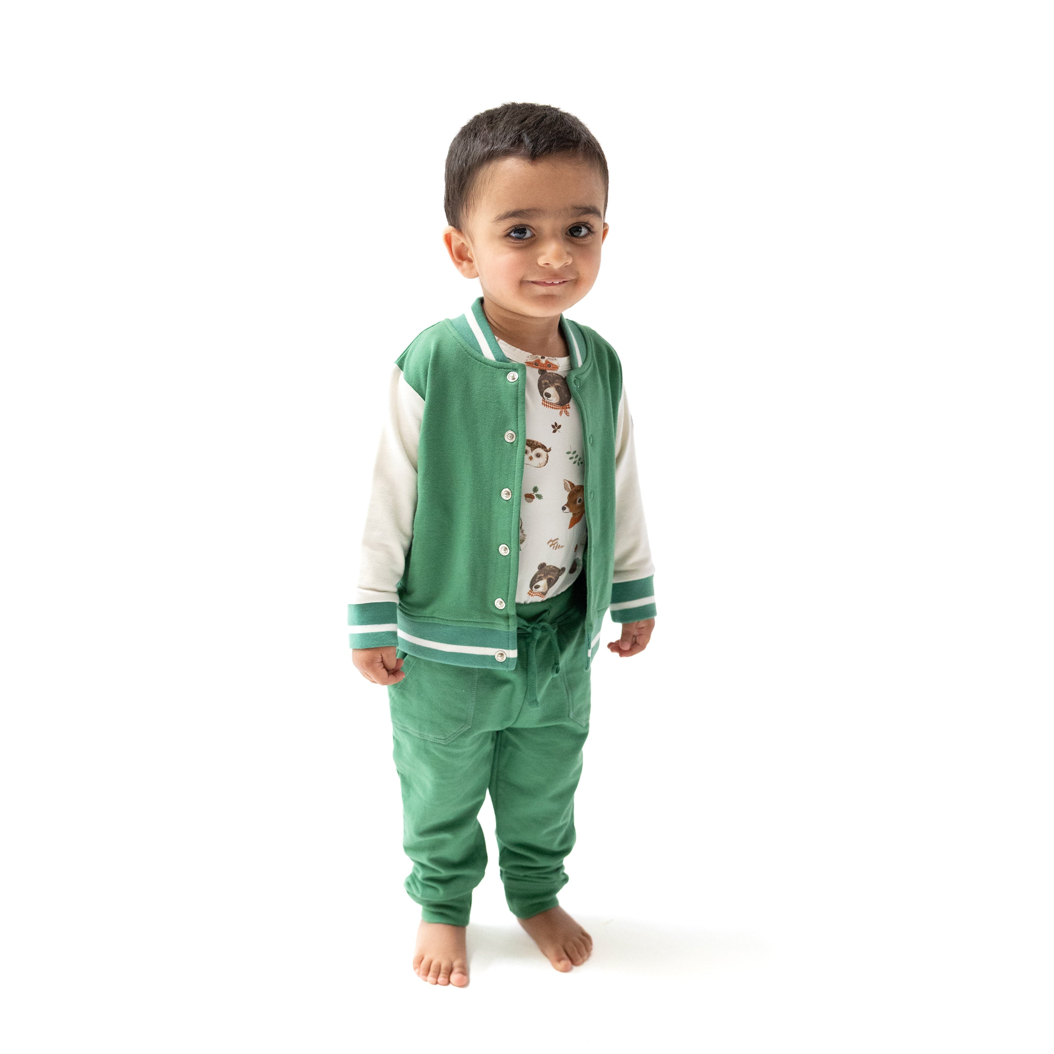 Varsity - Green - Letterman Jacket