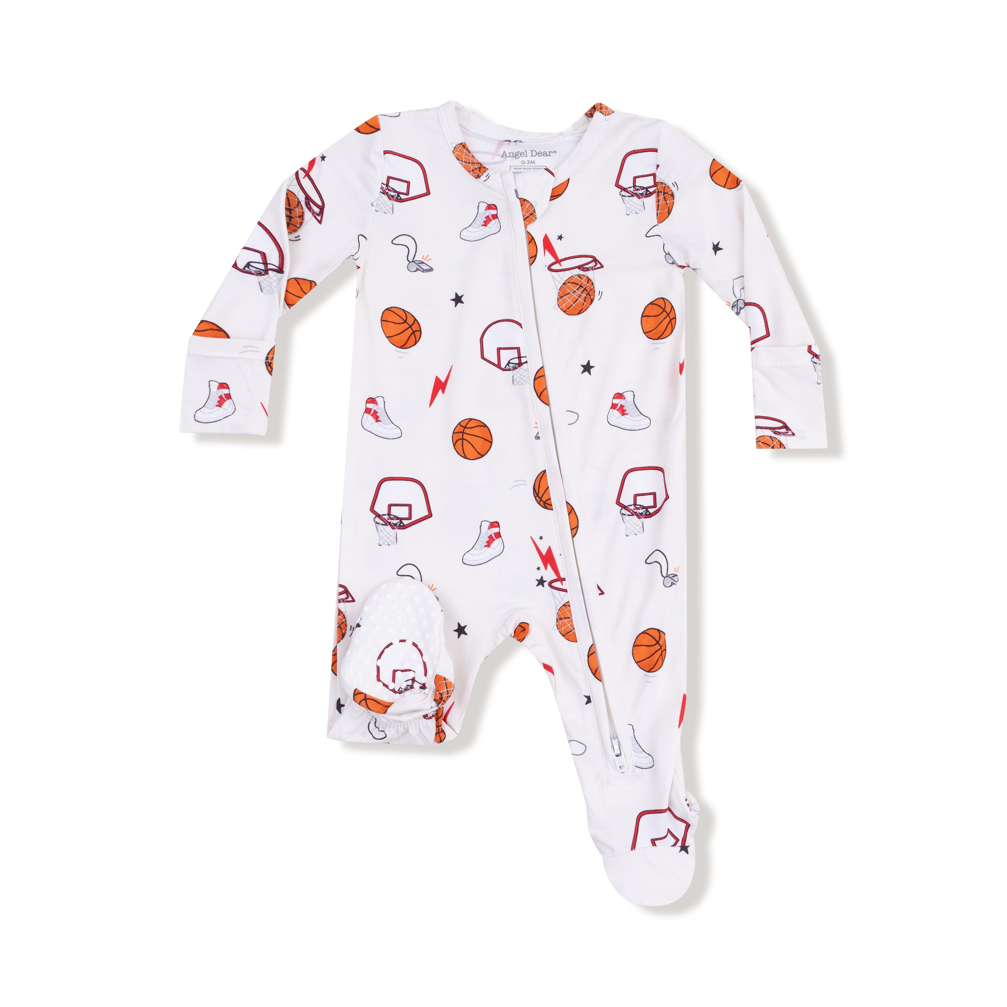 Basketball Uni - 2 Way Zipper Footie