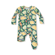 Happy Tacos - 2 Way Zipper Footie