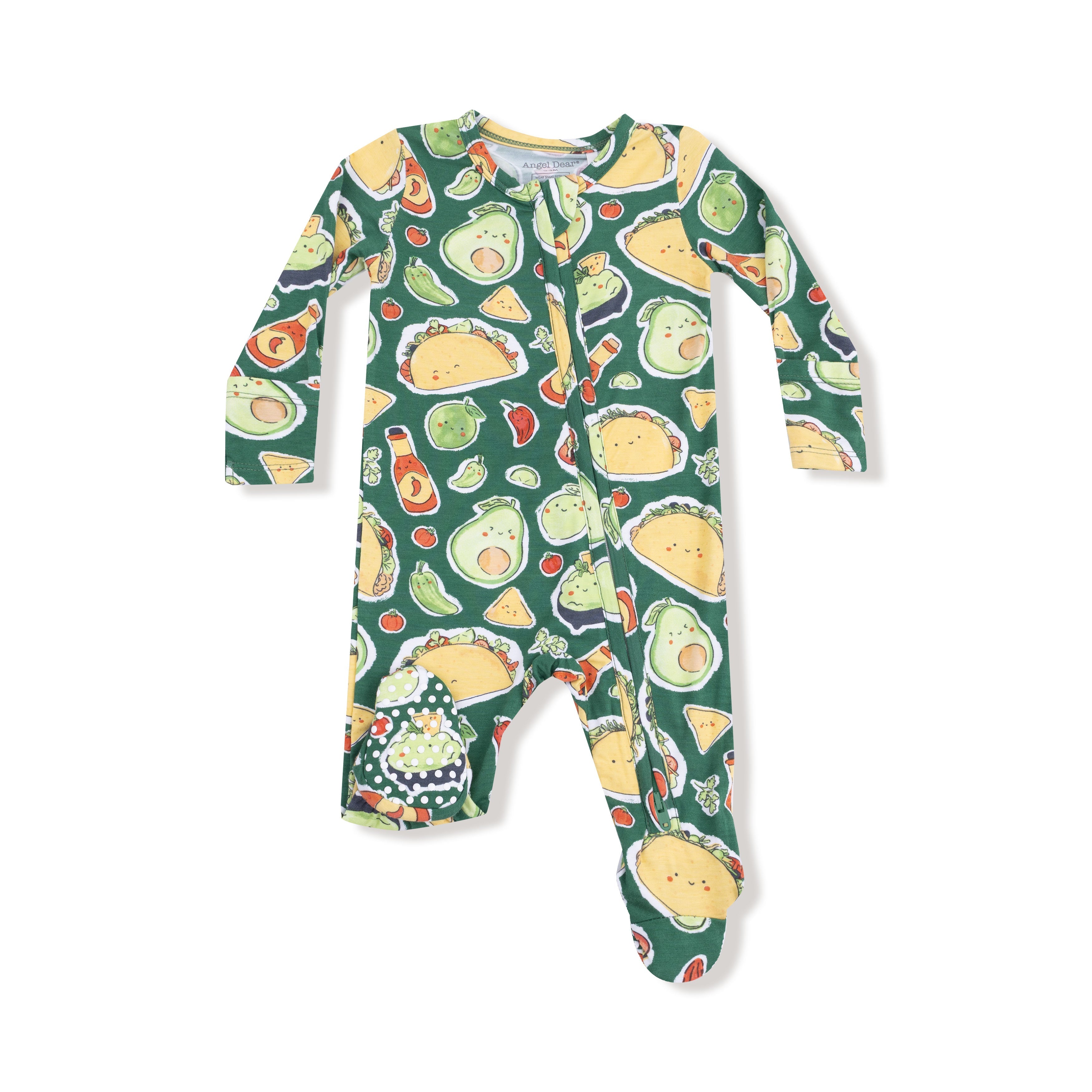 Happy Tacos - 2 Way Zipper Footie