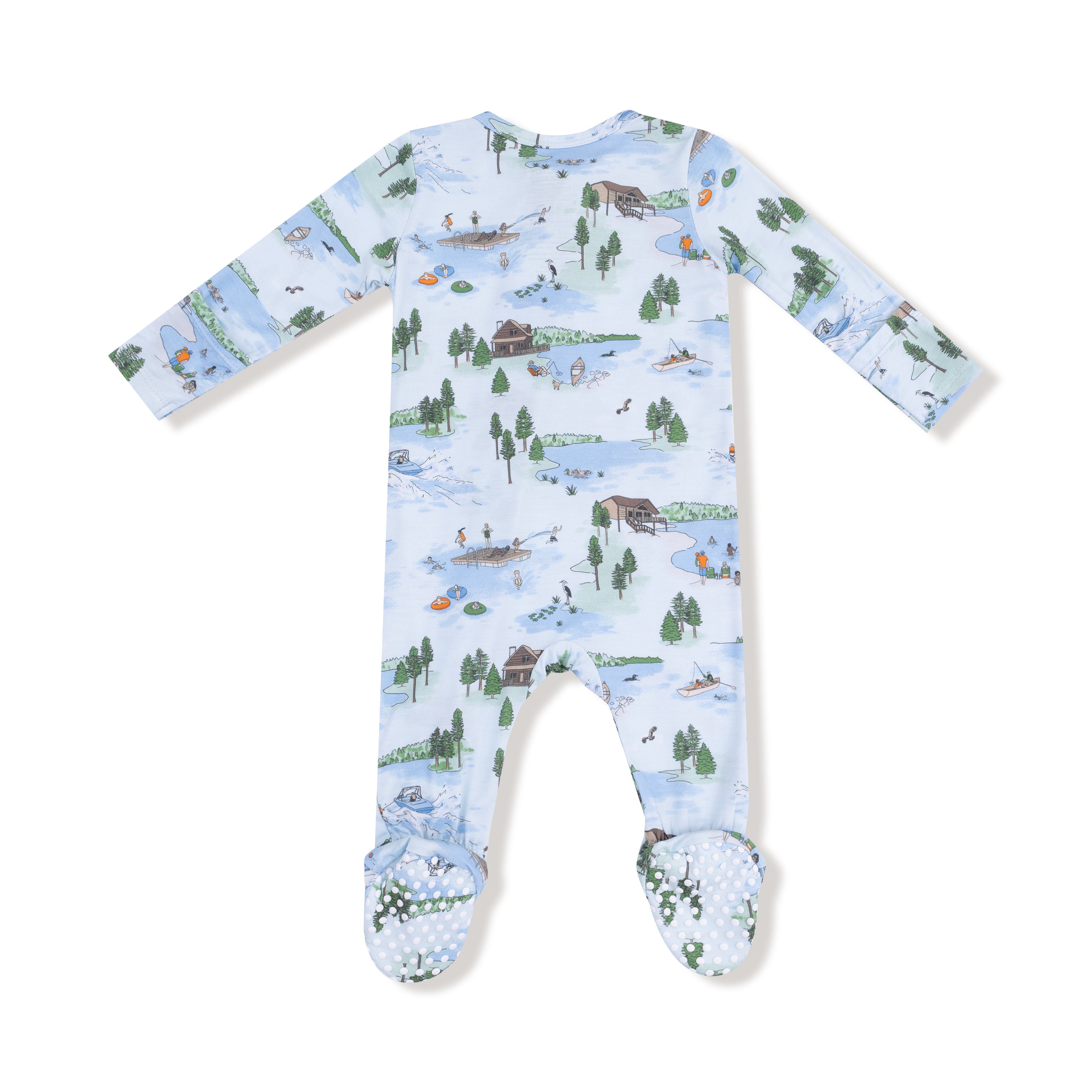 Lake Life - 2 Way Zipper Footie