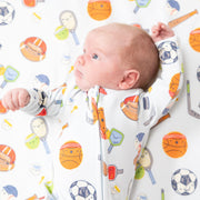 Sports Ball Friends - 2 Way Zipper Footie