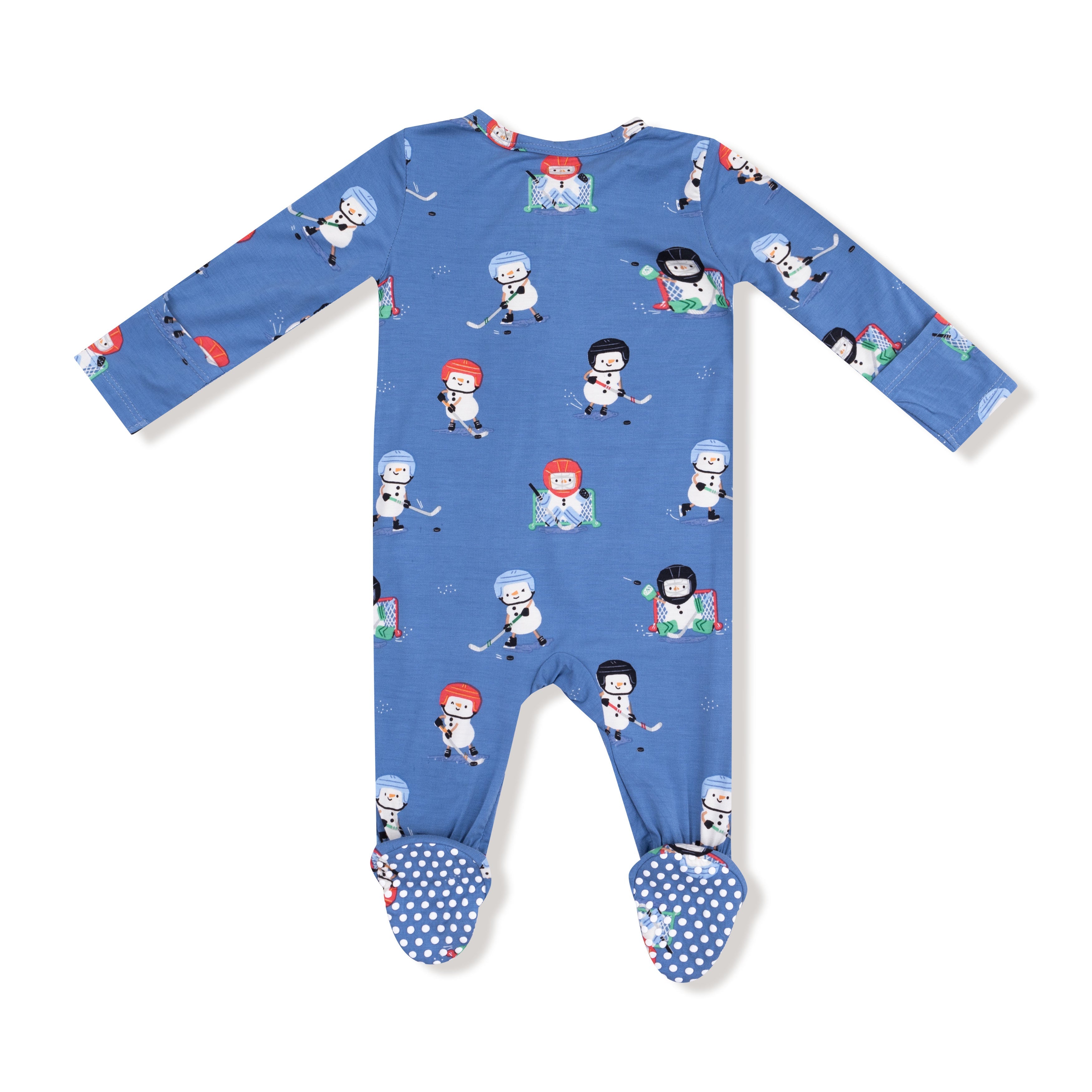 Snow Folks Ice Hockey - 2 Way Zipper Footie