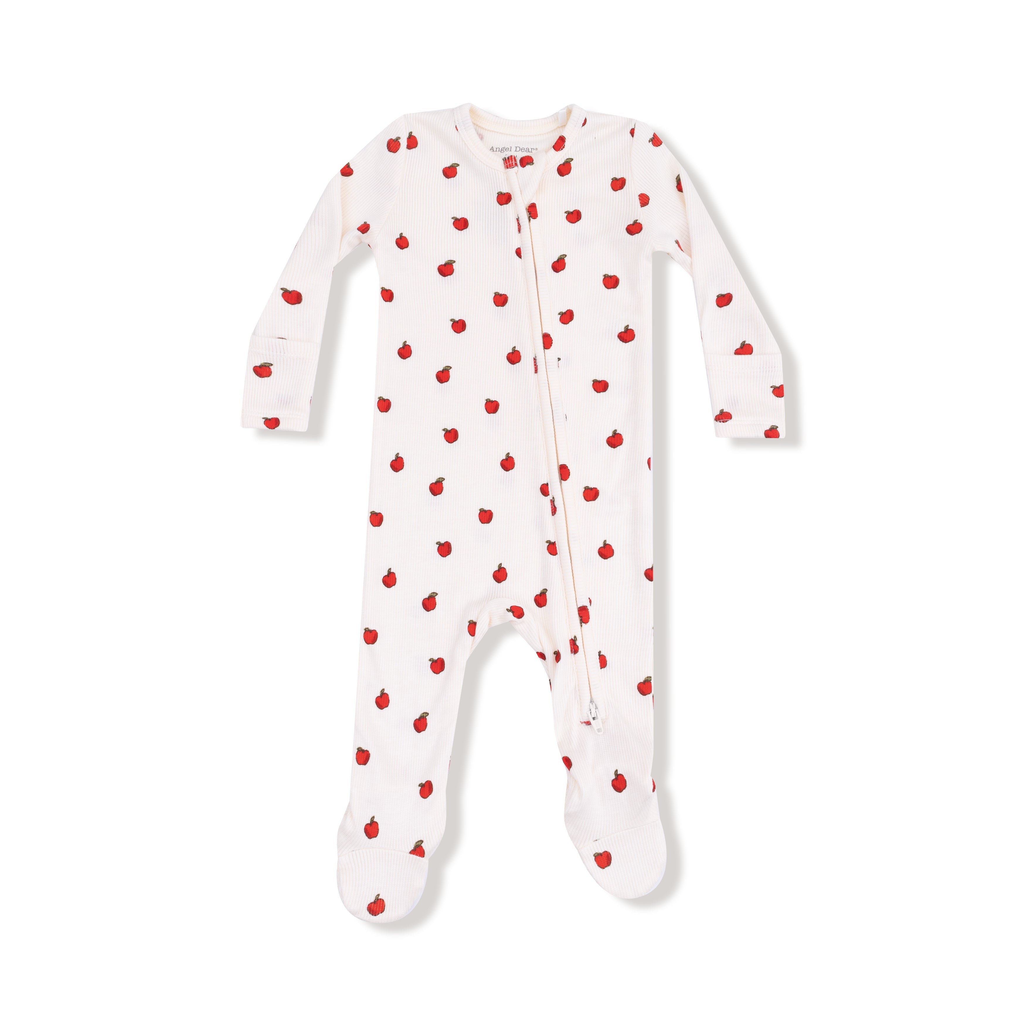 Tiny Apples - 2 Way Zipper Footie