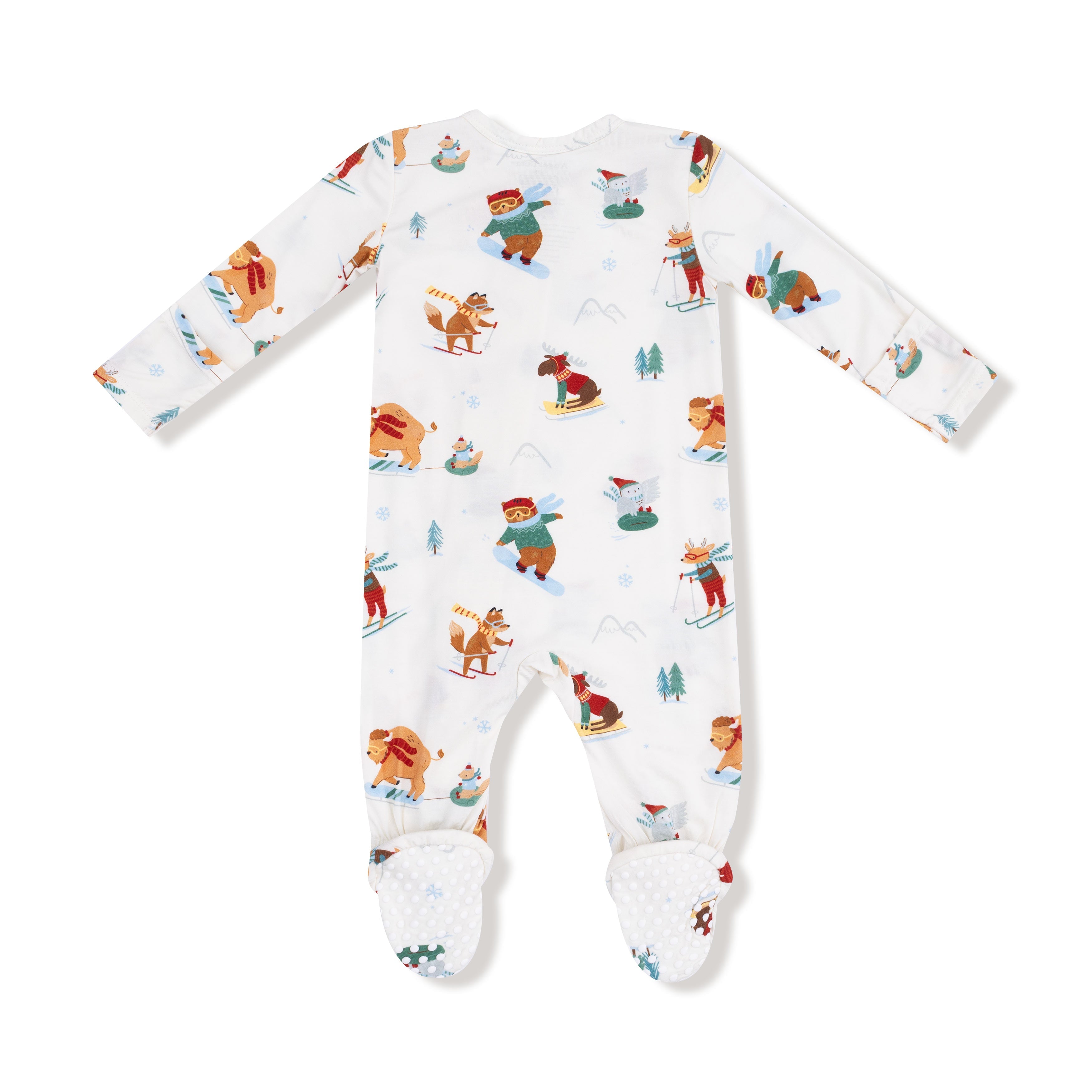 Winter Animal Sports - 2 Way Zipper Footie