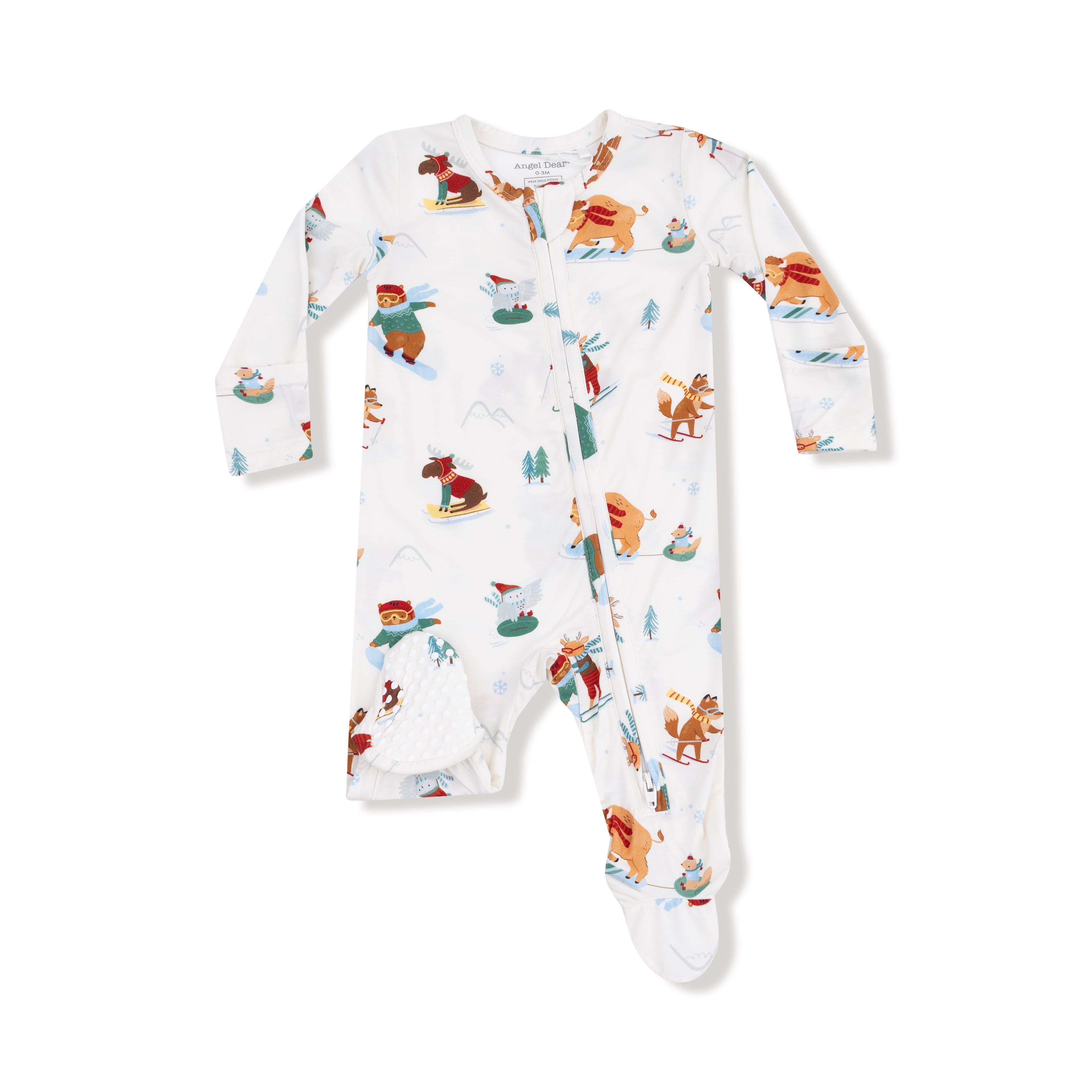 Winter Animal Sports - 2 Way Zipper Footie