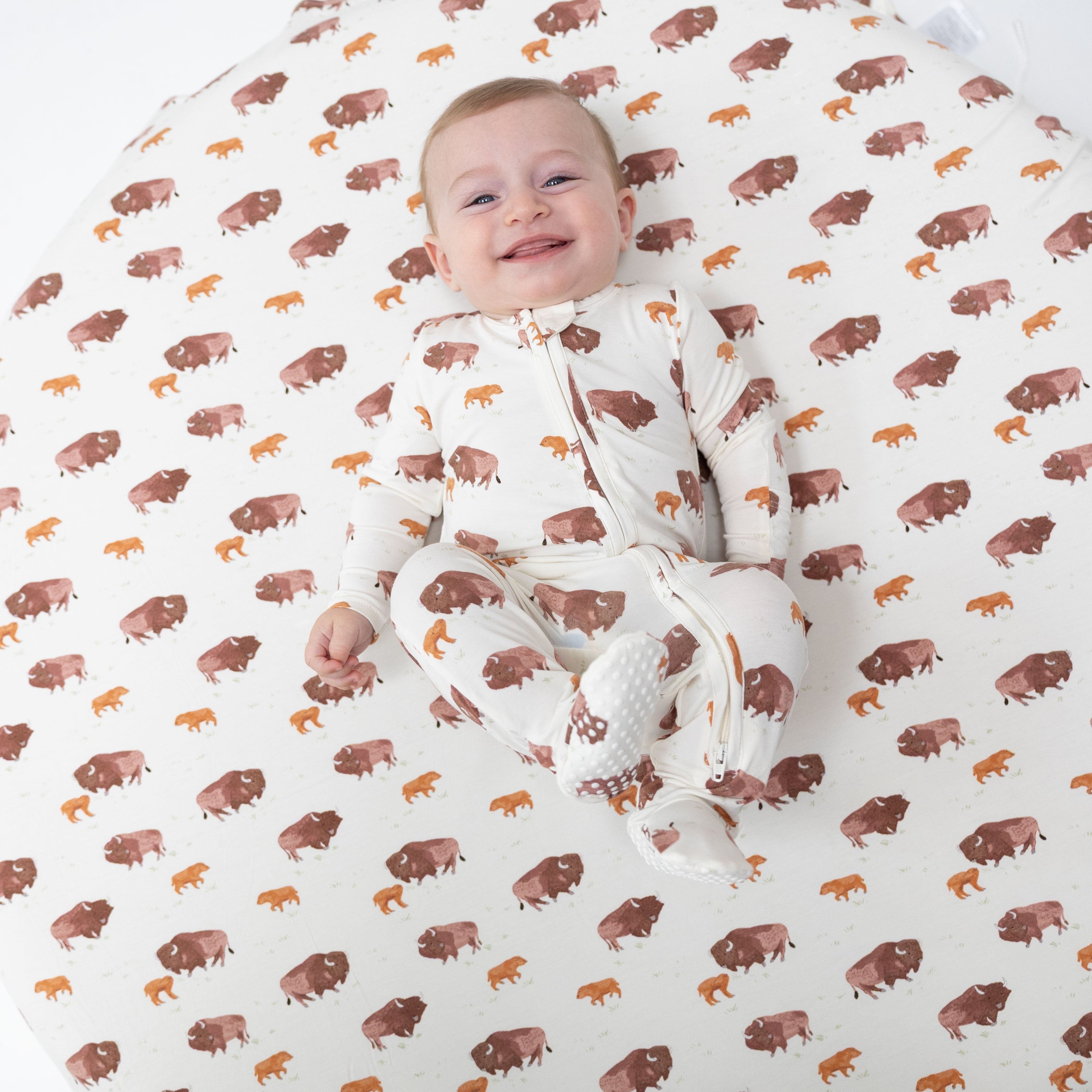 American Buffalo - 2 Way Zipper Footie