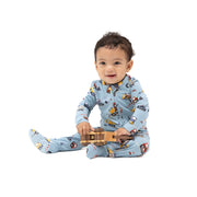 Crayon Construction - 2 Way Zipper Footie