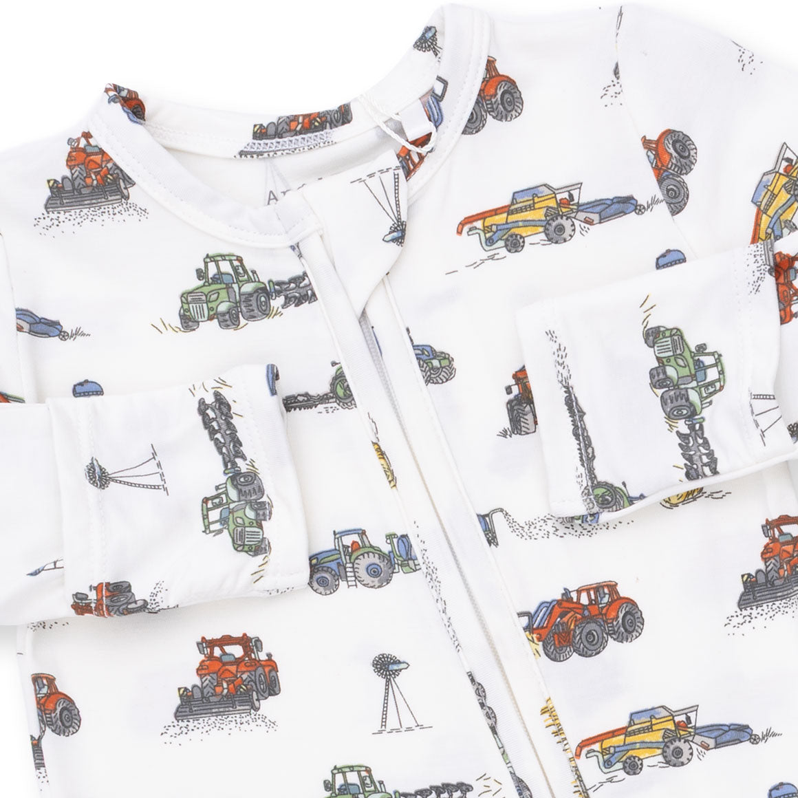 Farm Machines - 2 Way Zipper Footie