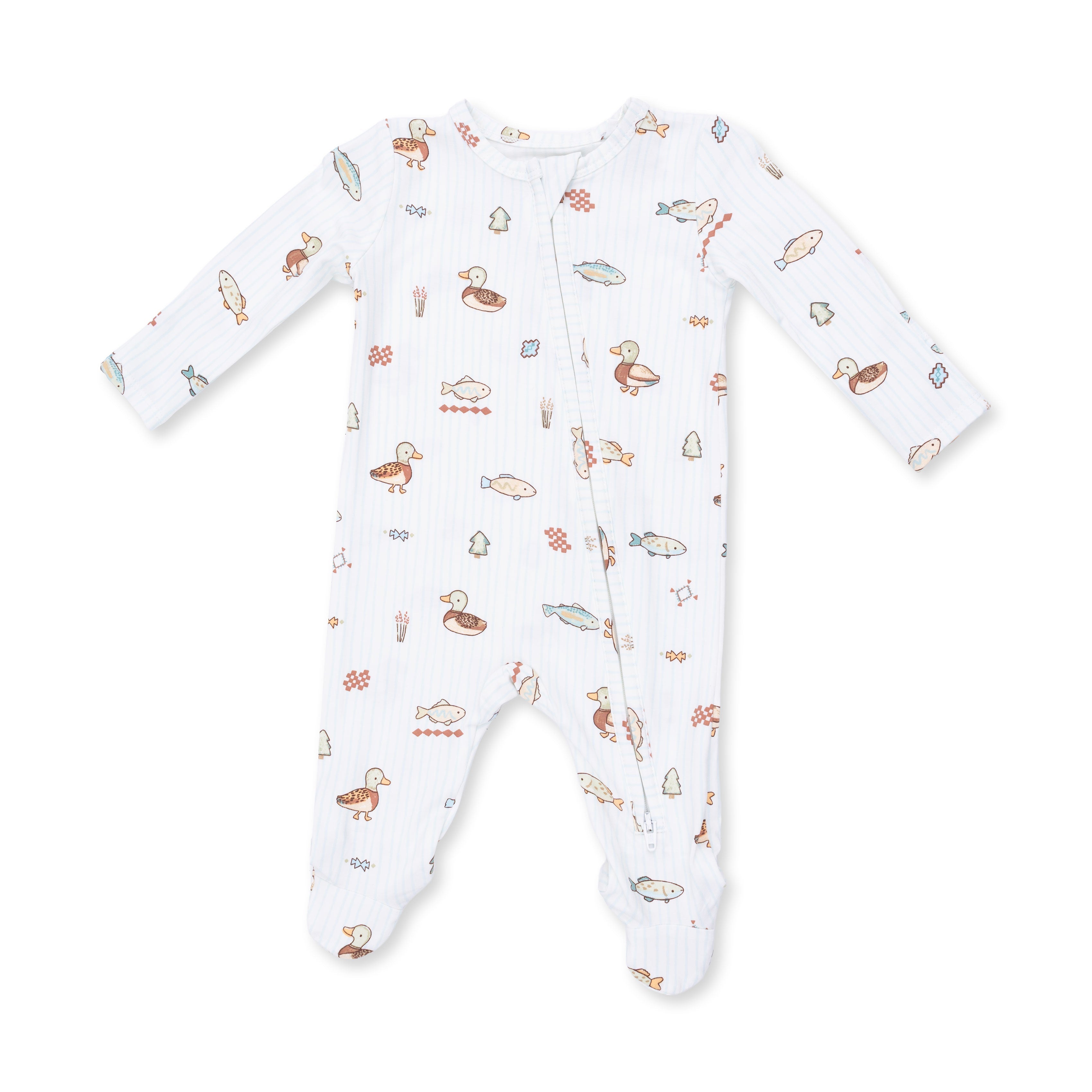 Lake Cuties - 2 Way Zipper Footie