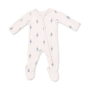Lightning Bolt Viscose - 2 Way Zipper Footie