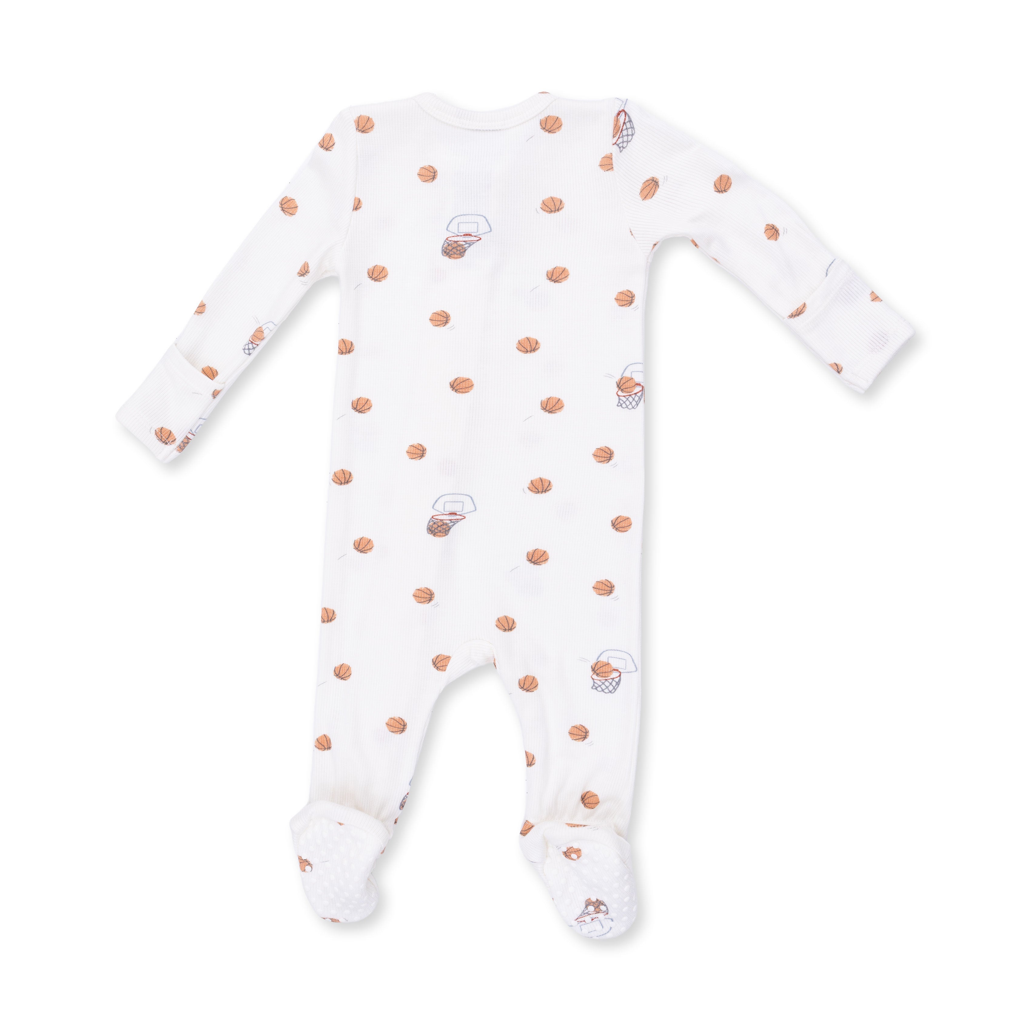 Mini Basketballs - 2 Way Zipper Footie