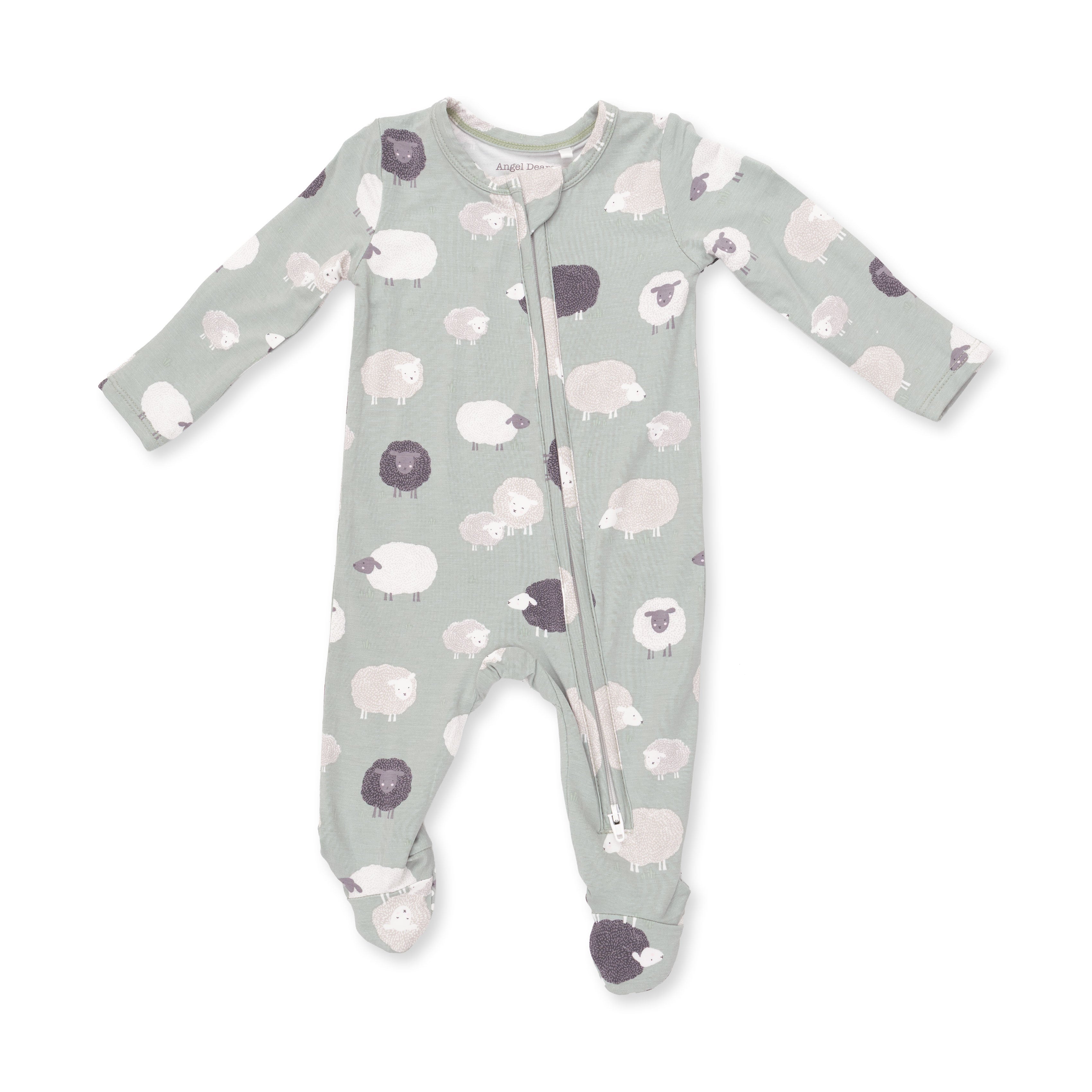 Black Sheep - 2 Way Zipper Footie