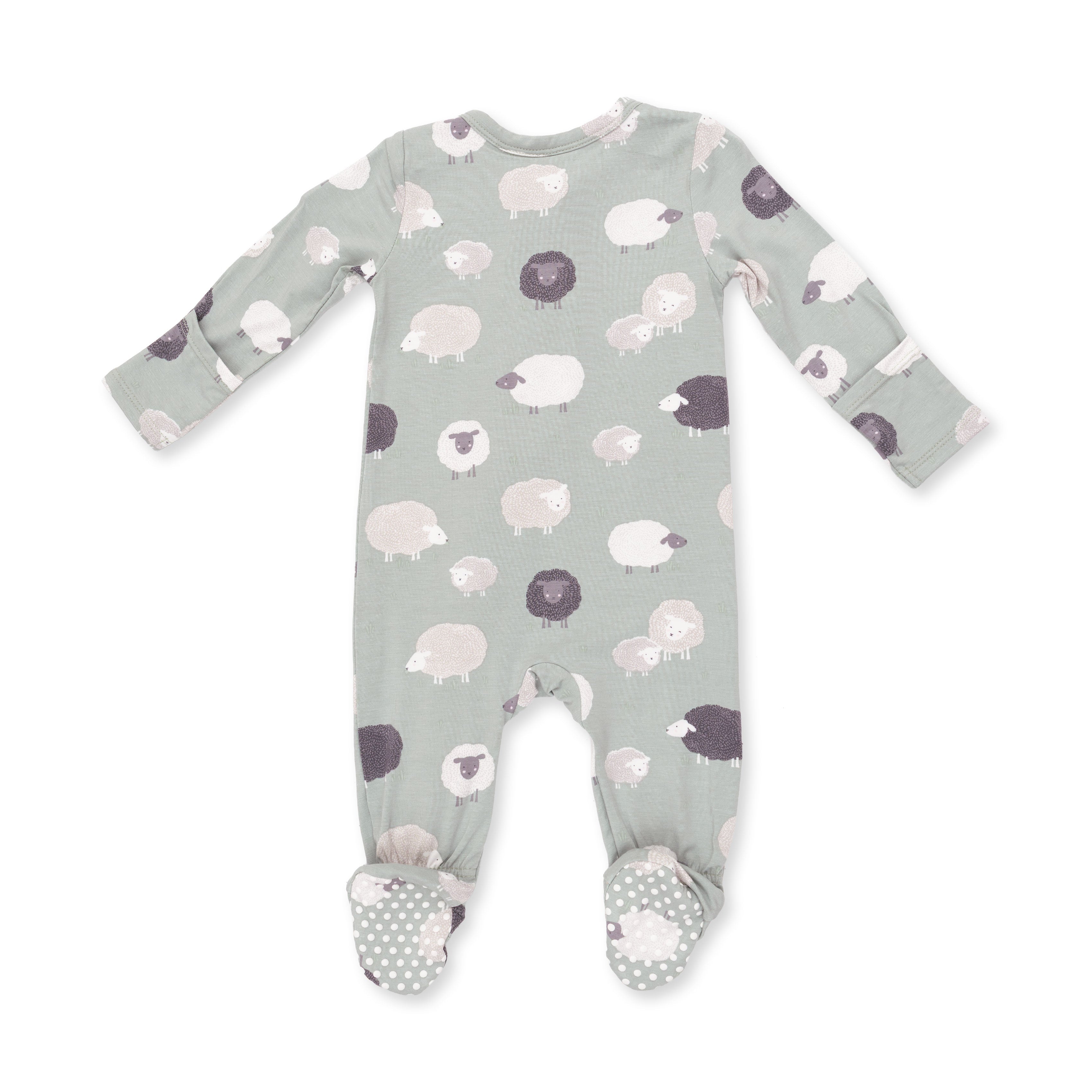 Black Sheep - 2 Way Zipper Footie