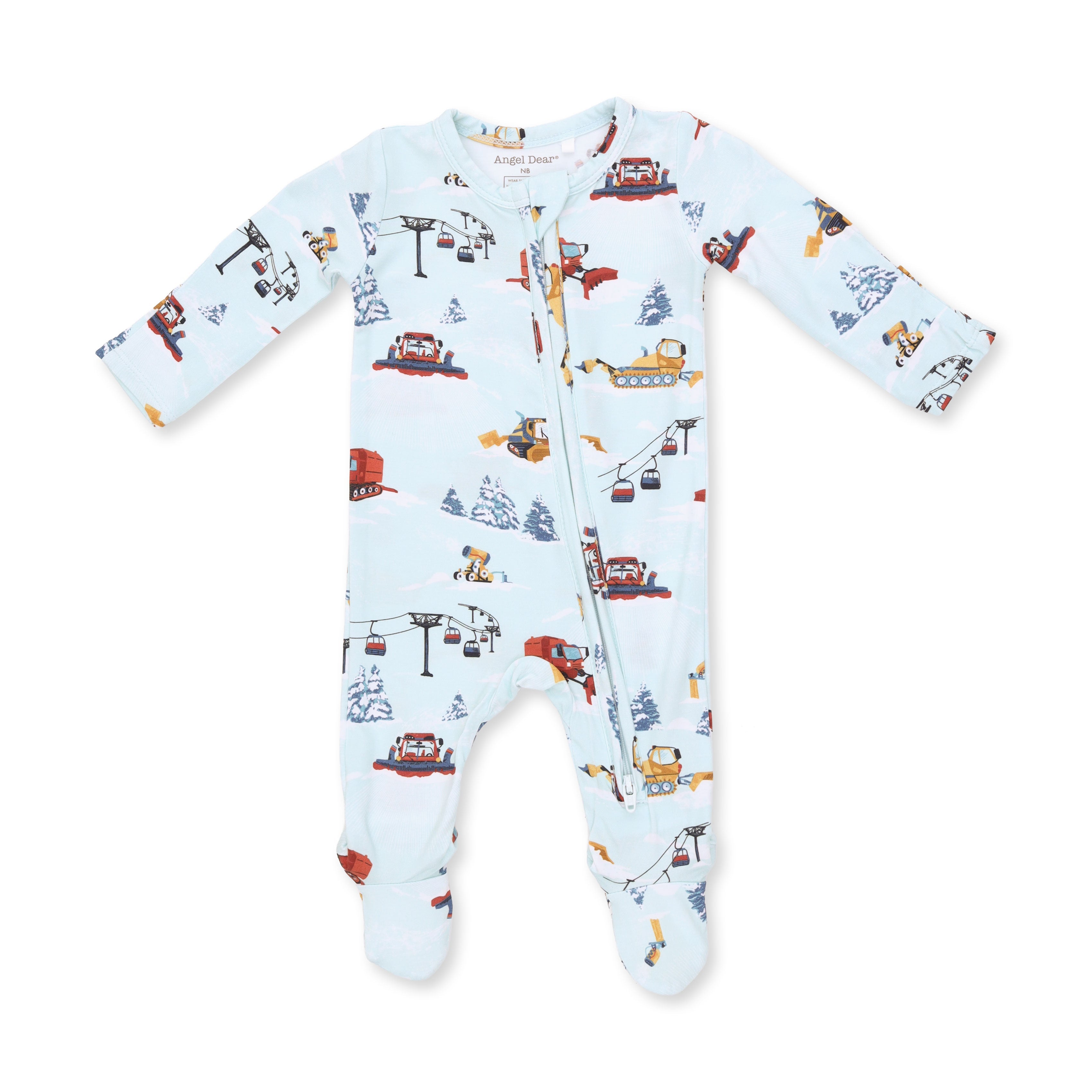 Snow Cats - 2 Way Zipper Footie