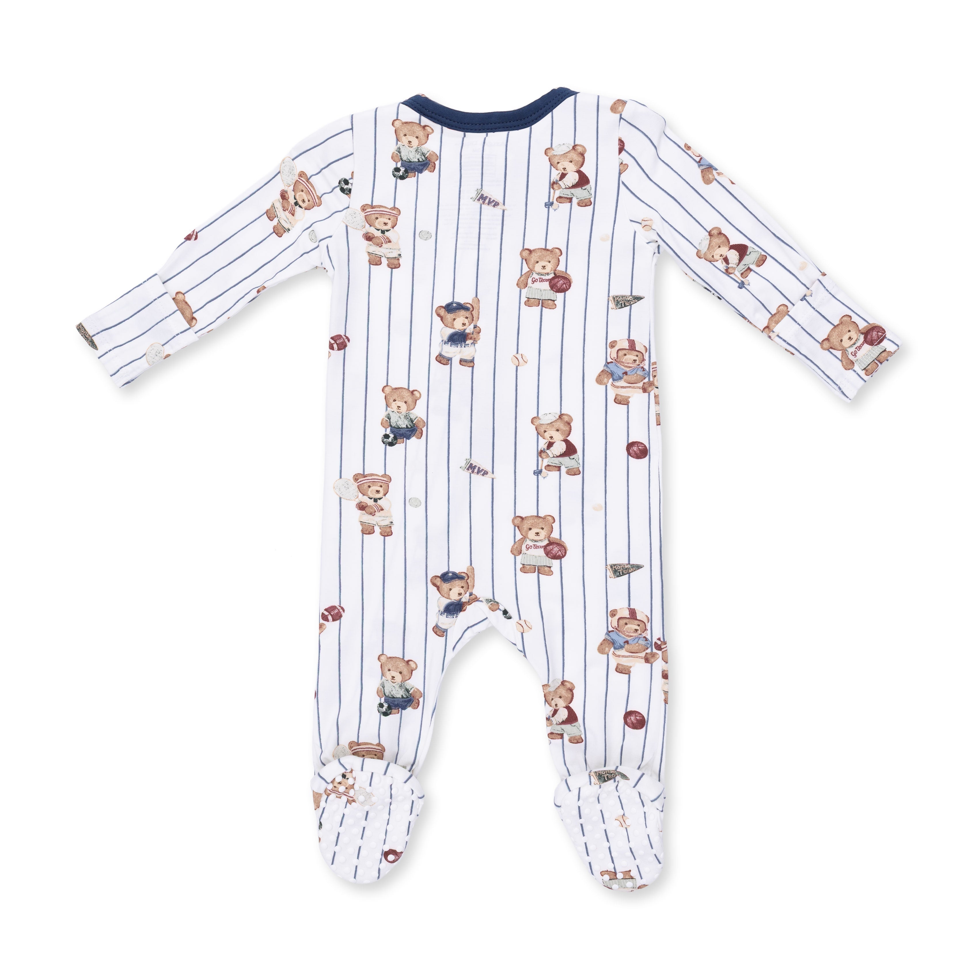 Mixed Sports Bears - 2 Way Zipper Footie