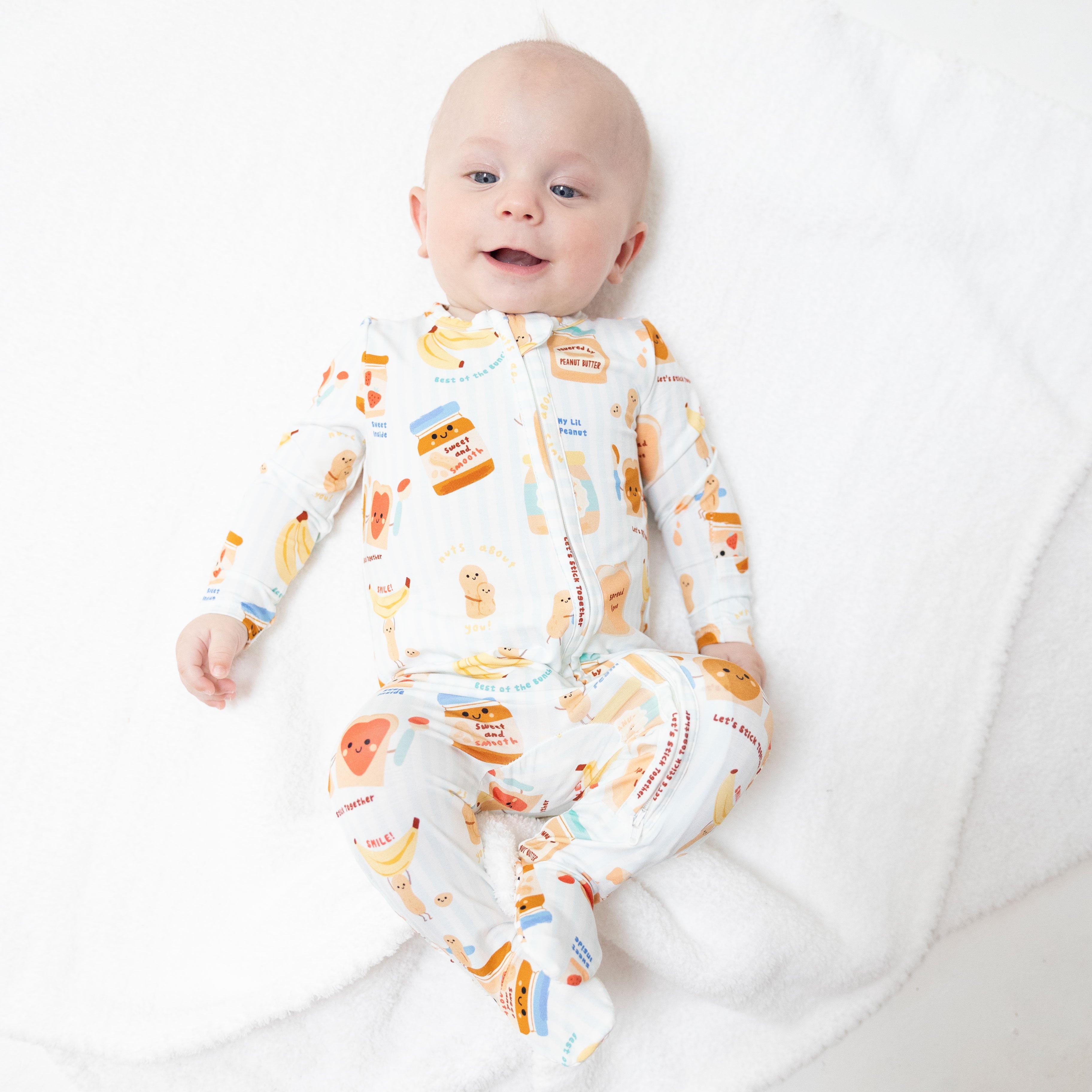 Spread the Love - 2 Way Zipper Footie