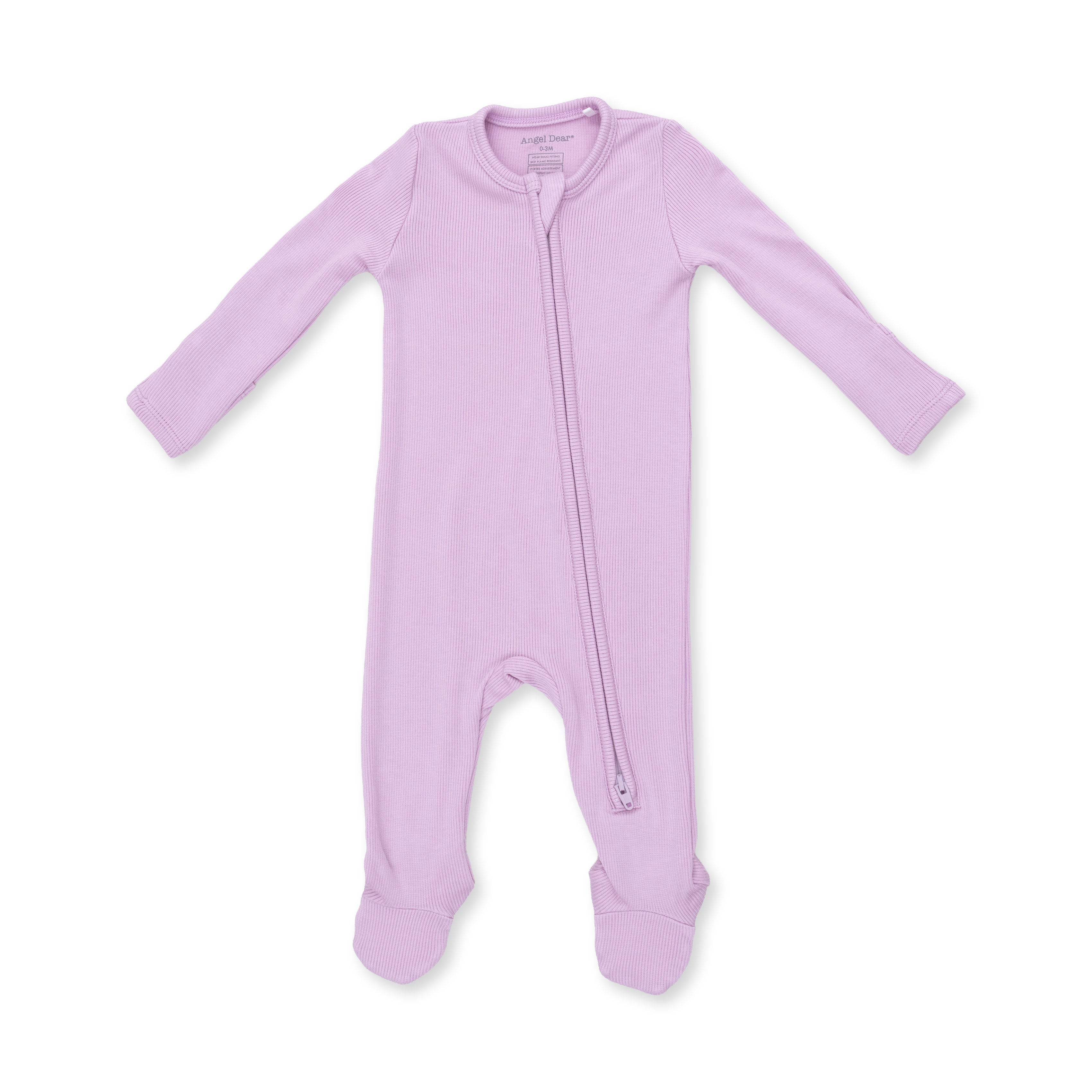 Solid Winsome Orchid - 2 Way Zipper Footie