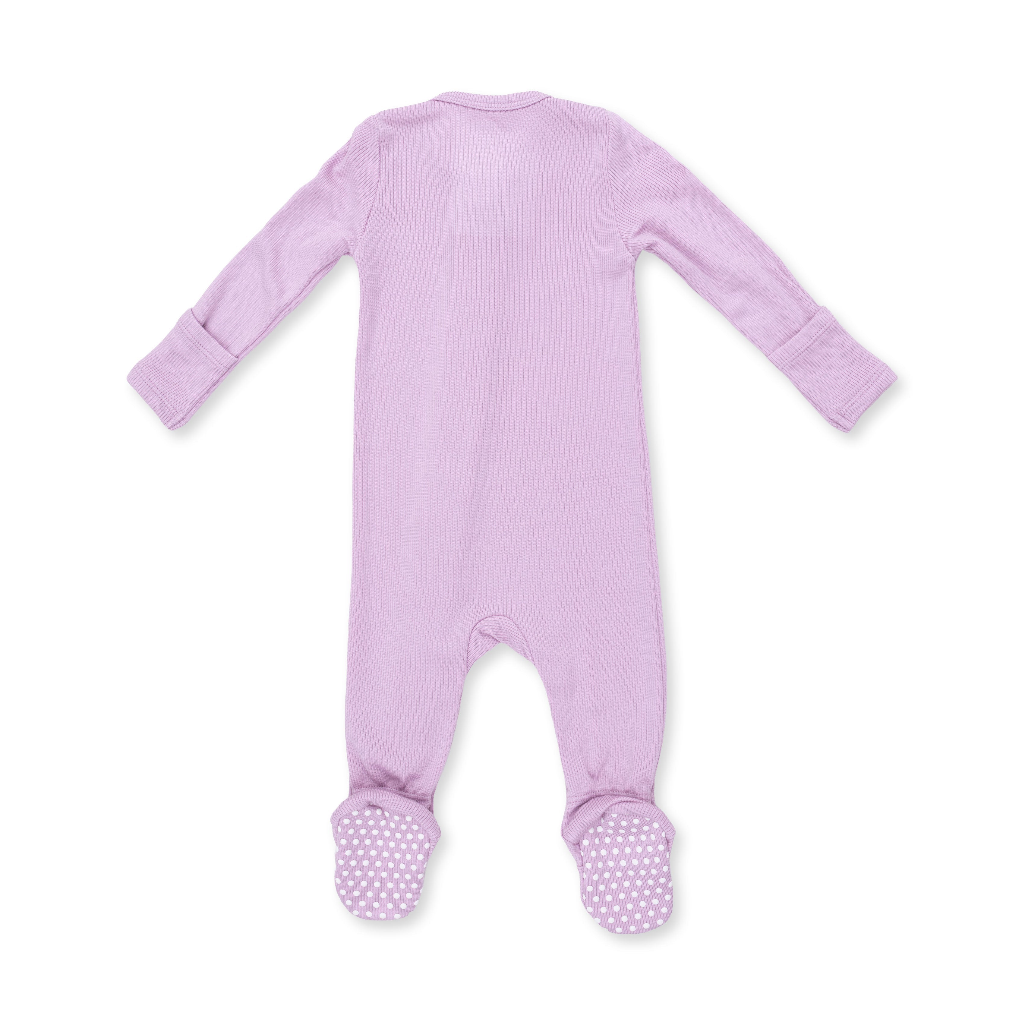 Solid Winsome Orchid - 2 Way Zipper Footie