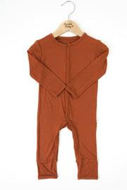 Pecan | Snap Romper