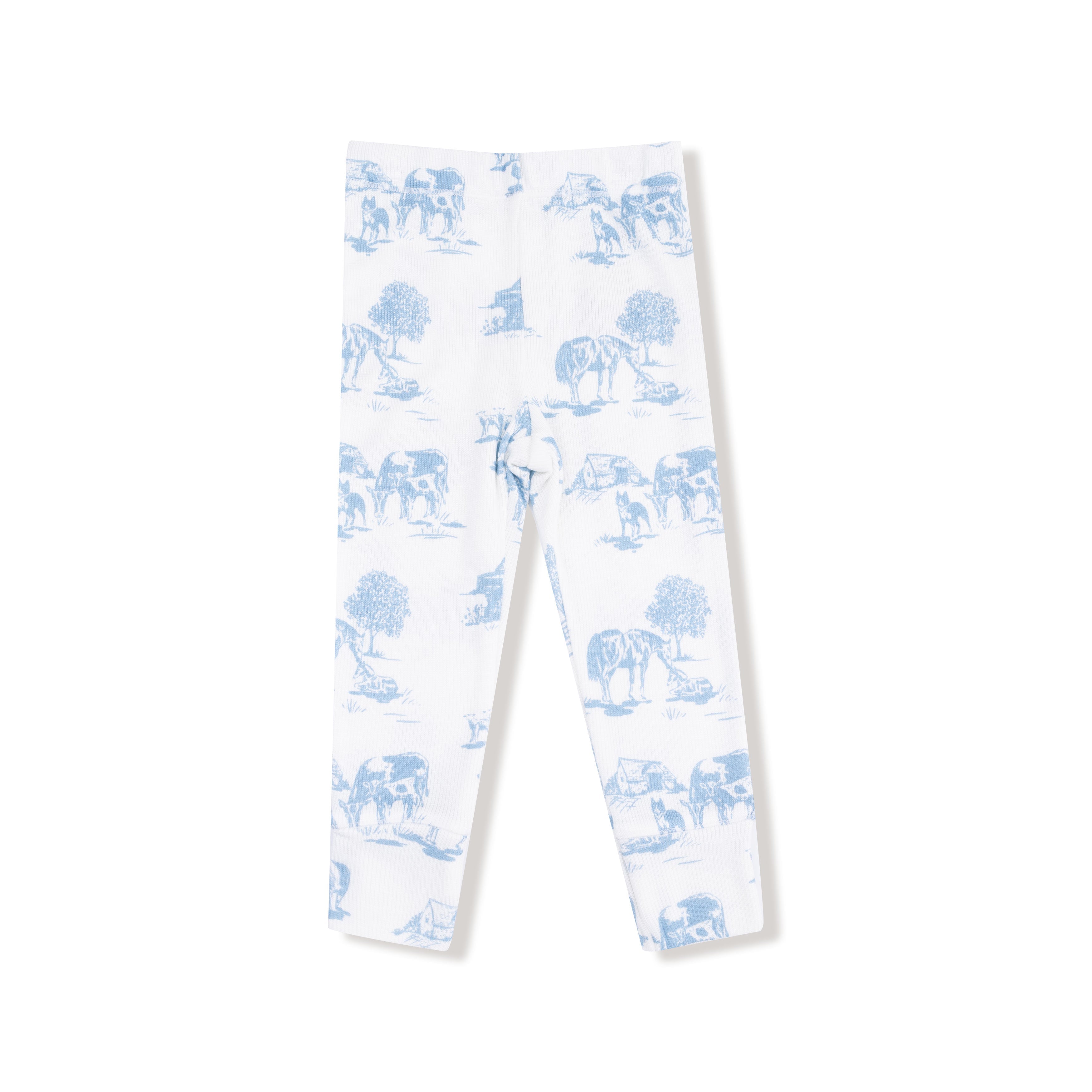 Farm Toile - Blue - Loungewear Set