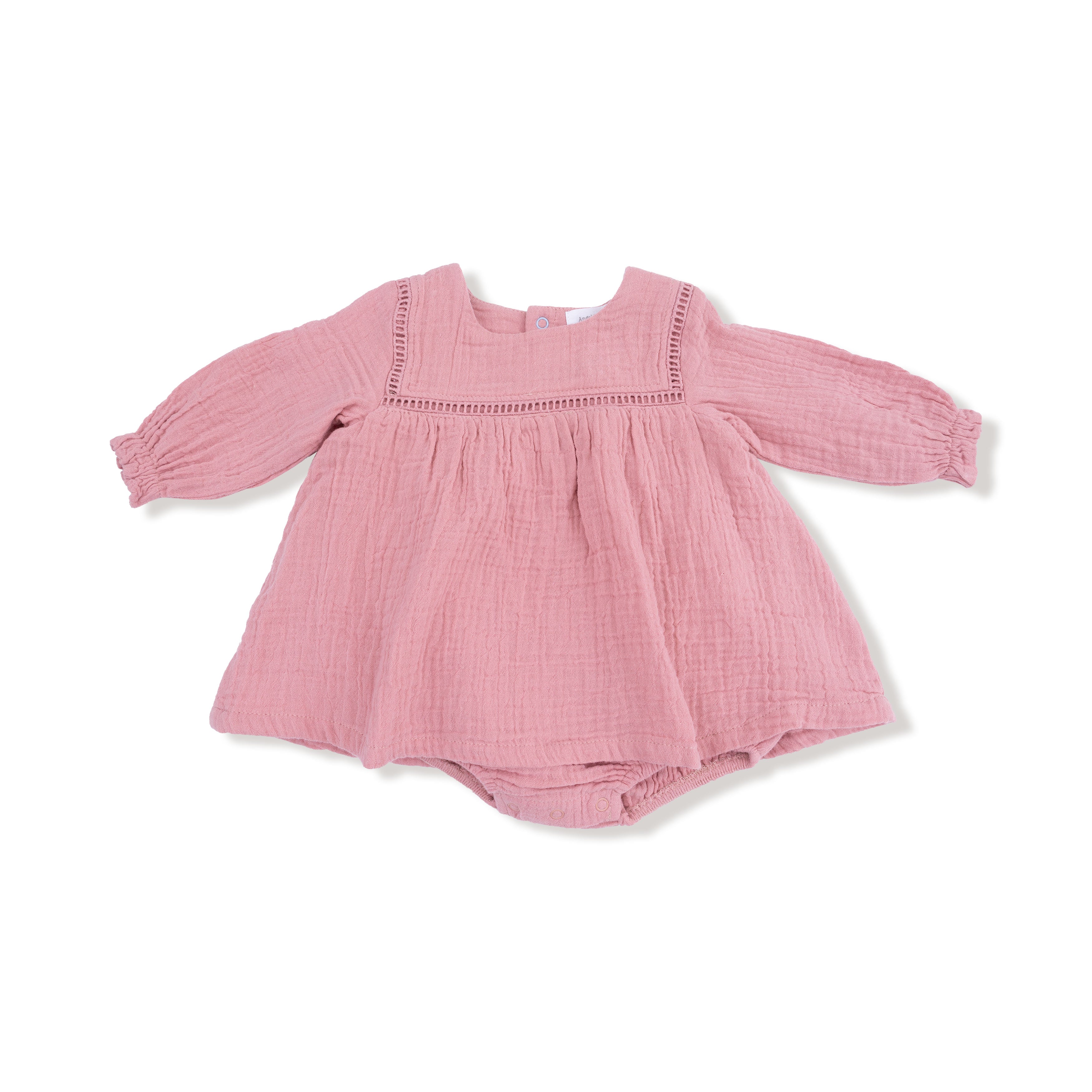 Rose Elegance - Puffed Long Sleeve Bubble with Skirt
