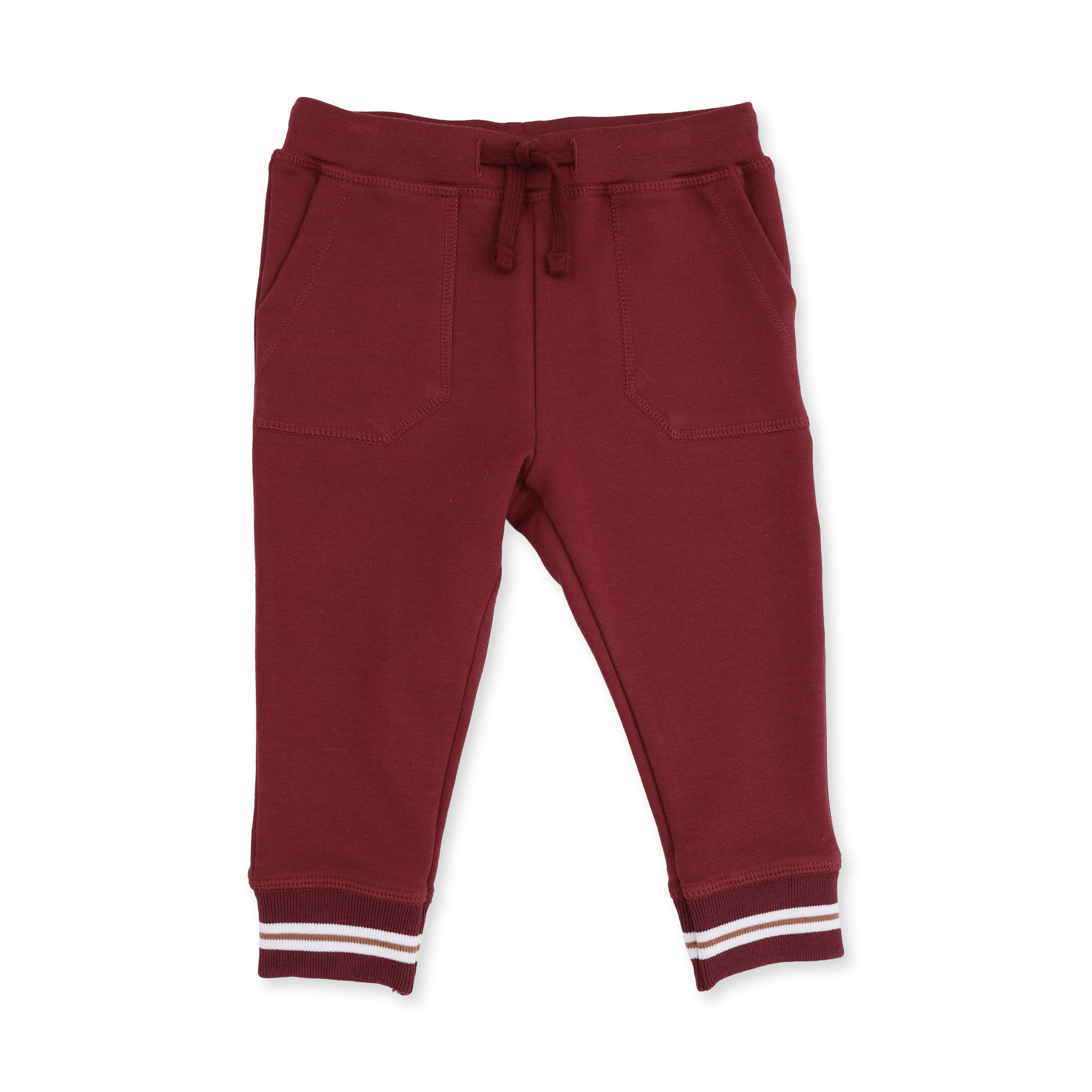Varsity French Terry - Jogger Pant Maroon