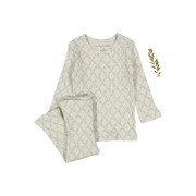 The Printed Set - Lattice Blue