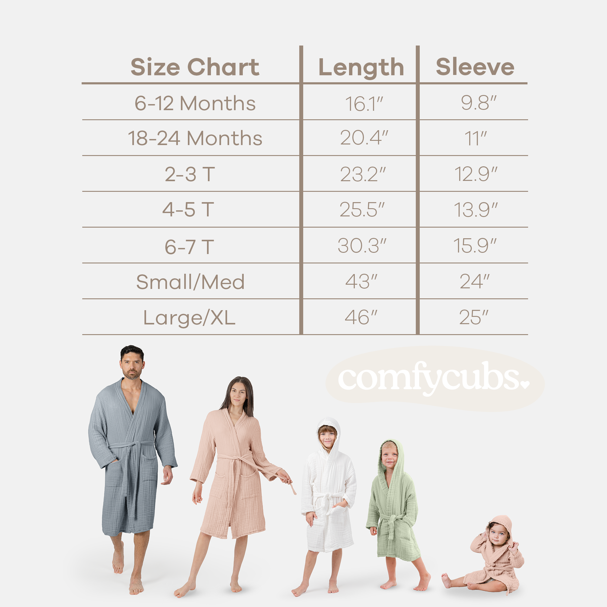 Muslin Bathrobe in Blush