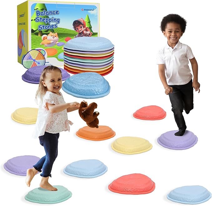 Stepping Stones for Kids,6pcs Toddler Sensory Toys Kids Coordination & Motor Skills Play
