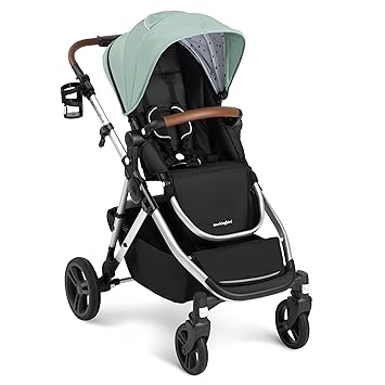 Single-to-Double Stroller 2.0 - Modular Full-Size Baby Stroller for 1