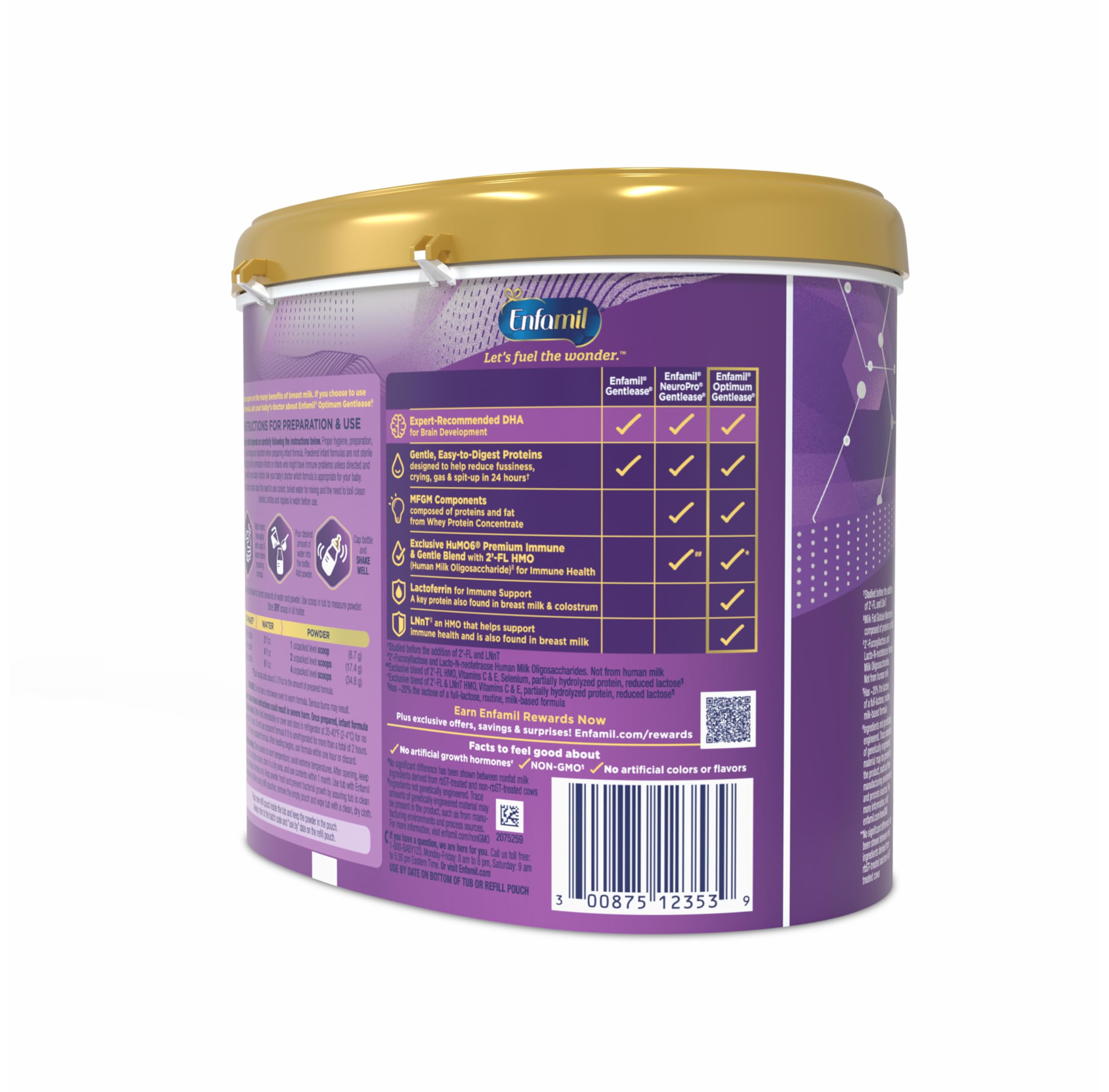 Optimum Gentlease Baby Formula, Our Closest Formula to Breast Milk For Fussiness