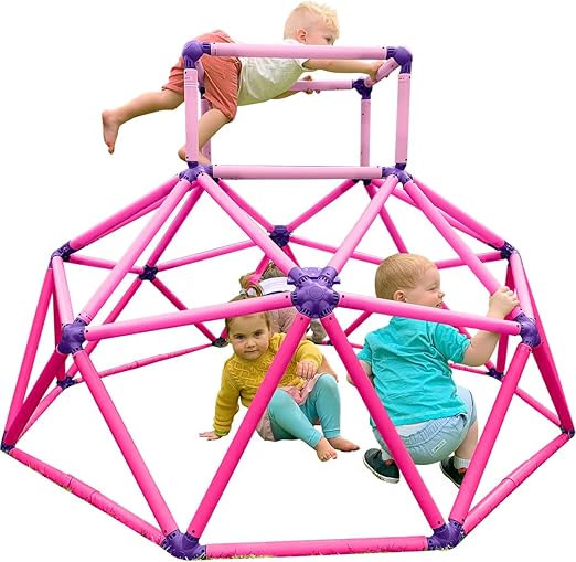 Monkey Bars Climbing Dome - Sturdy & Portable Jungle Gym for Kids