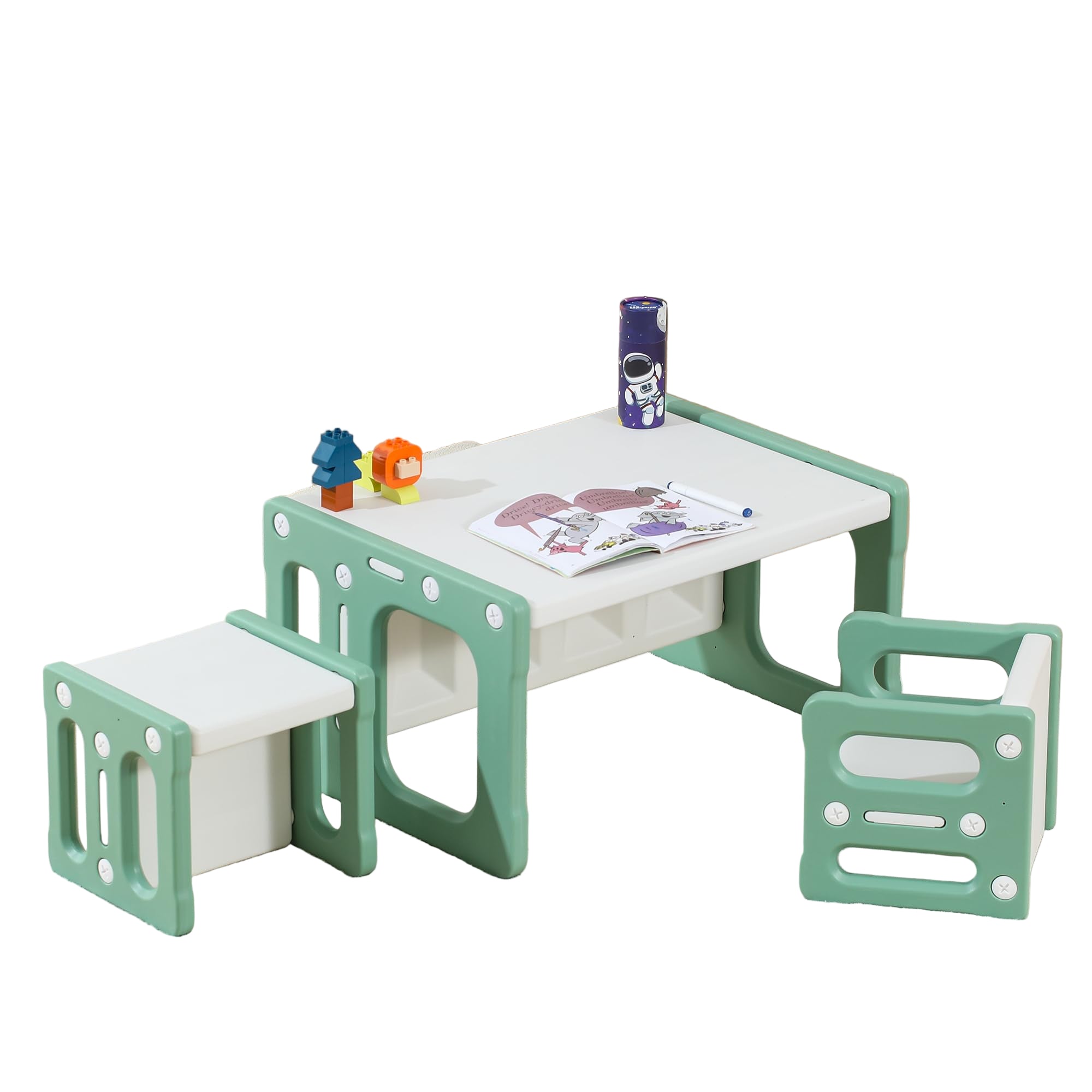 Montessori Table and Chair Set, Kids Table and Chairs