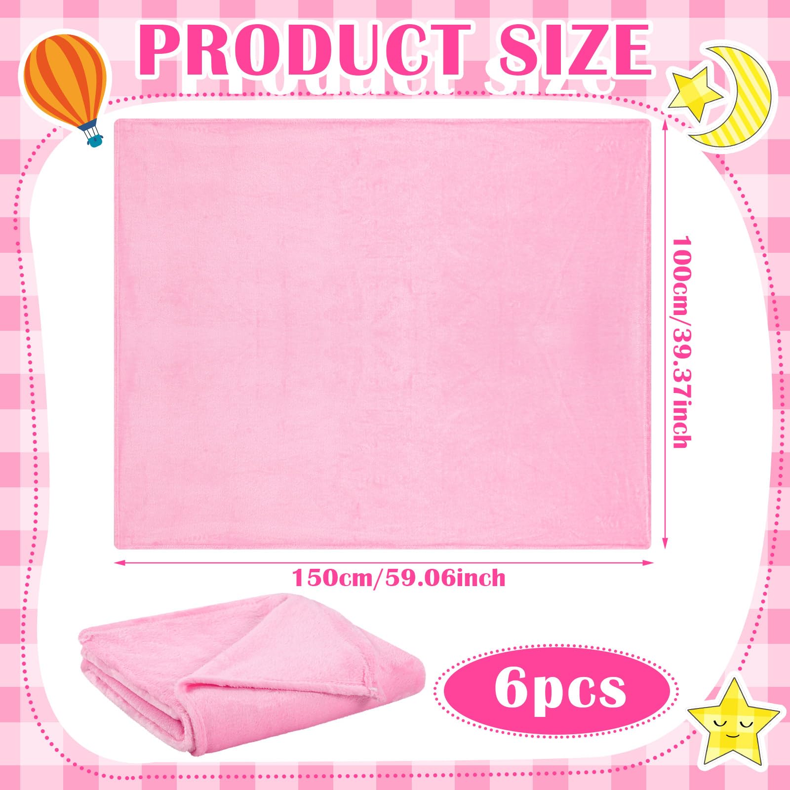 Sleepover Party Bedding Set with Throw Blankets and Air Mattress Covers