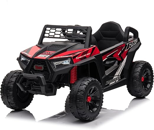 12V Kids Ride on Car, Electric Off-Road UTV Truck with Diverse Functions
