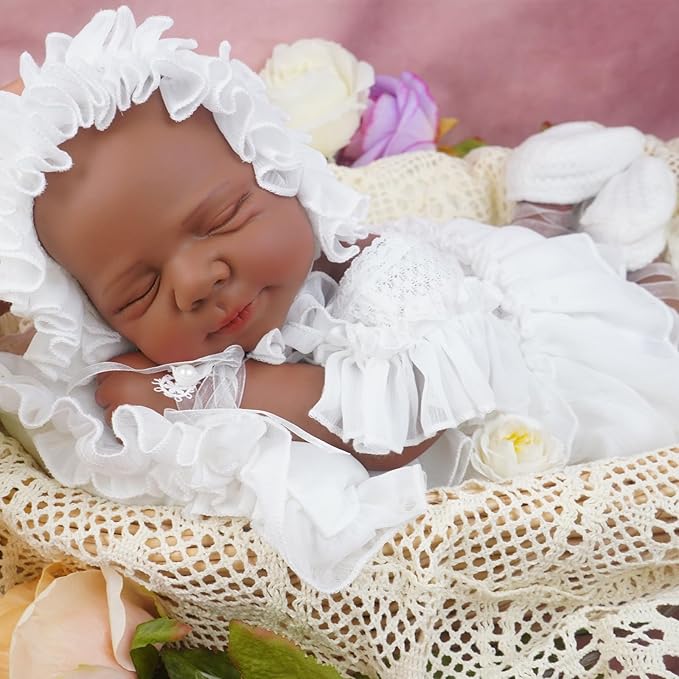 Full Silicone Reborn Baby Doll, 20 Inch Lifelike Newborn Girl, Reborn Baby Dolls